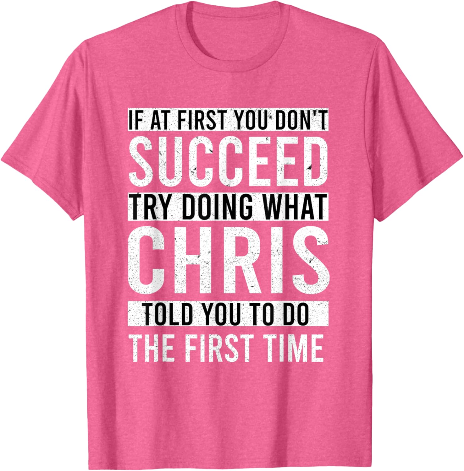 Funny Personalized CHRIS T-Shirt Gift for Dad - Unique Men's Apparel - 18