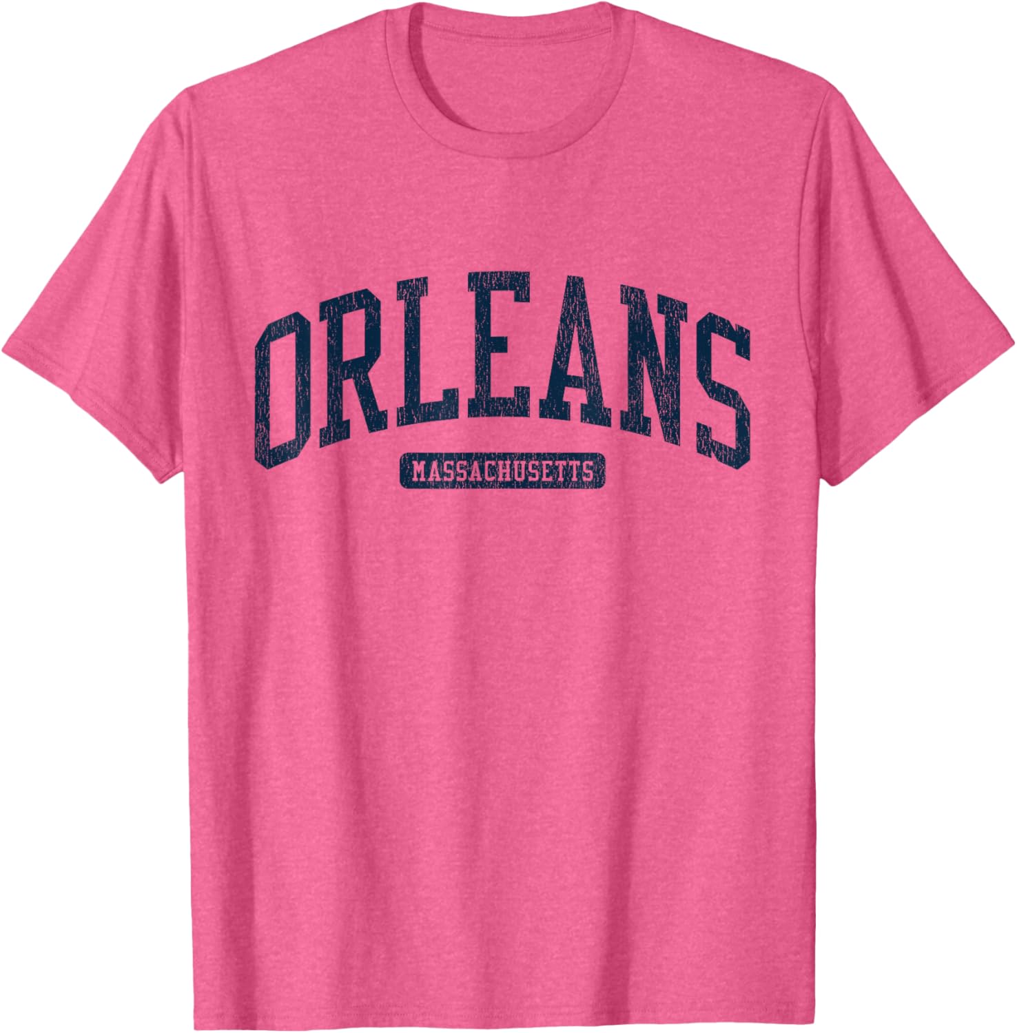 Orleans MA College University Style Blue T-Shirt for Comfortable Casual Wear - 3