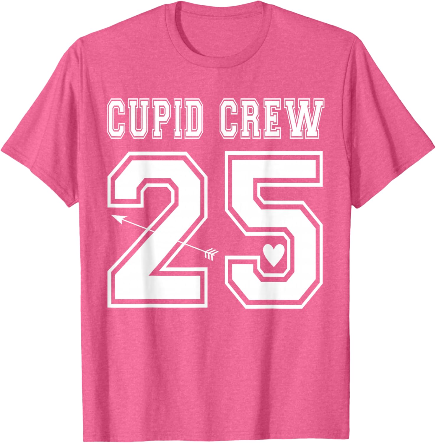 Cupid Crew 2025 Valentine's Day Love Sports Jersey Style T-Shirt - 20