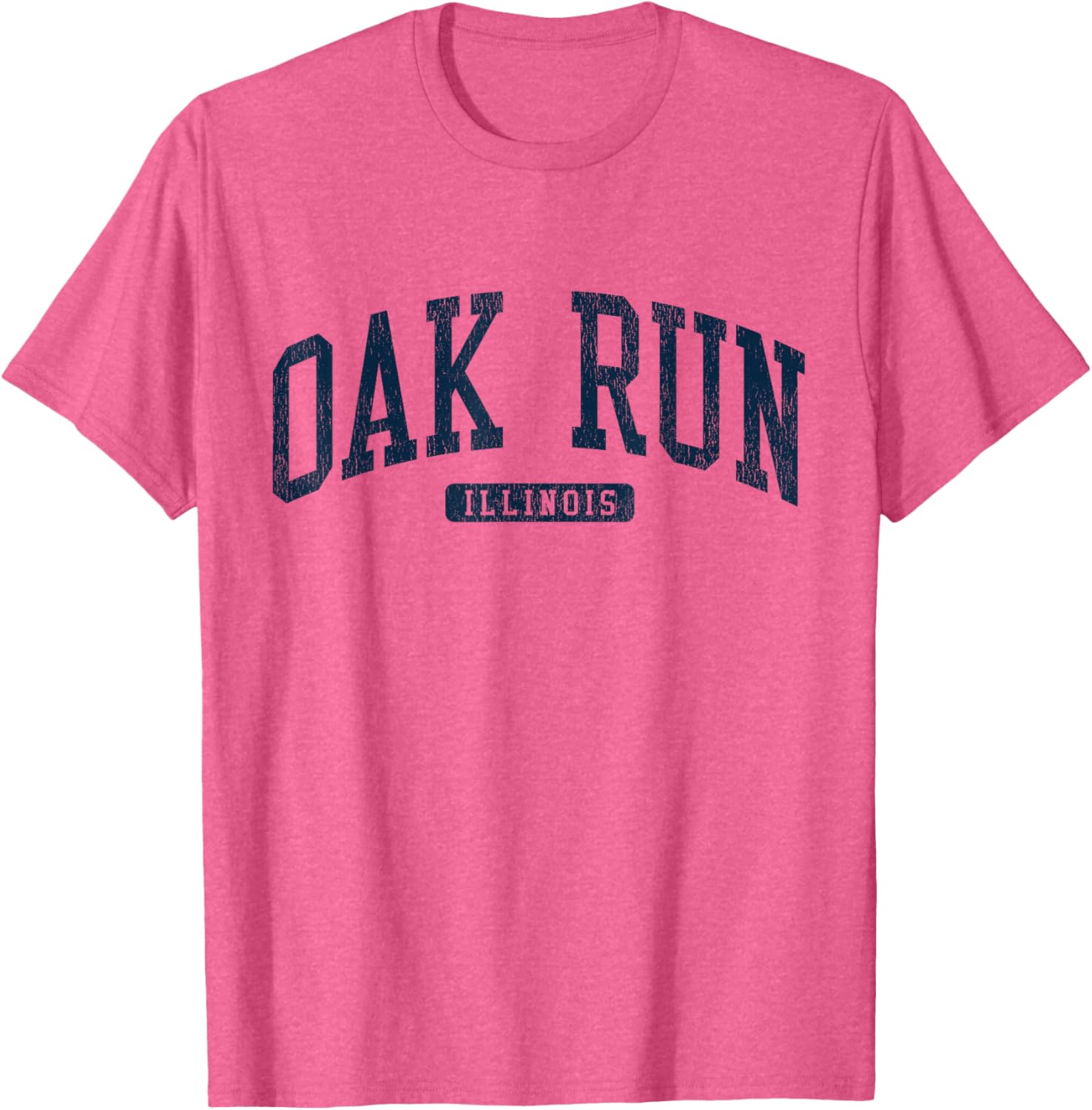 Oak Run Illinois College University Blue T-Shirt for Students and Fans - 13