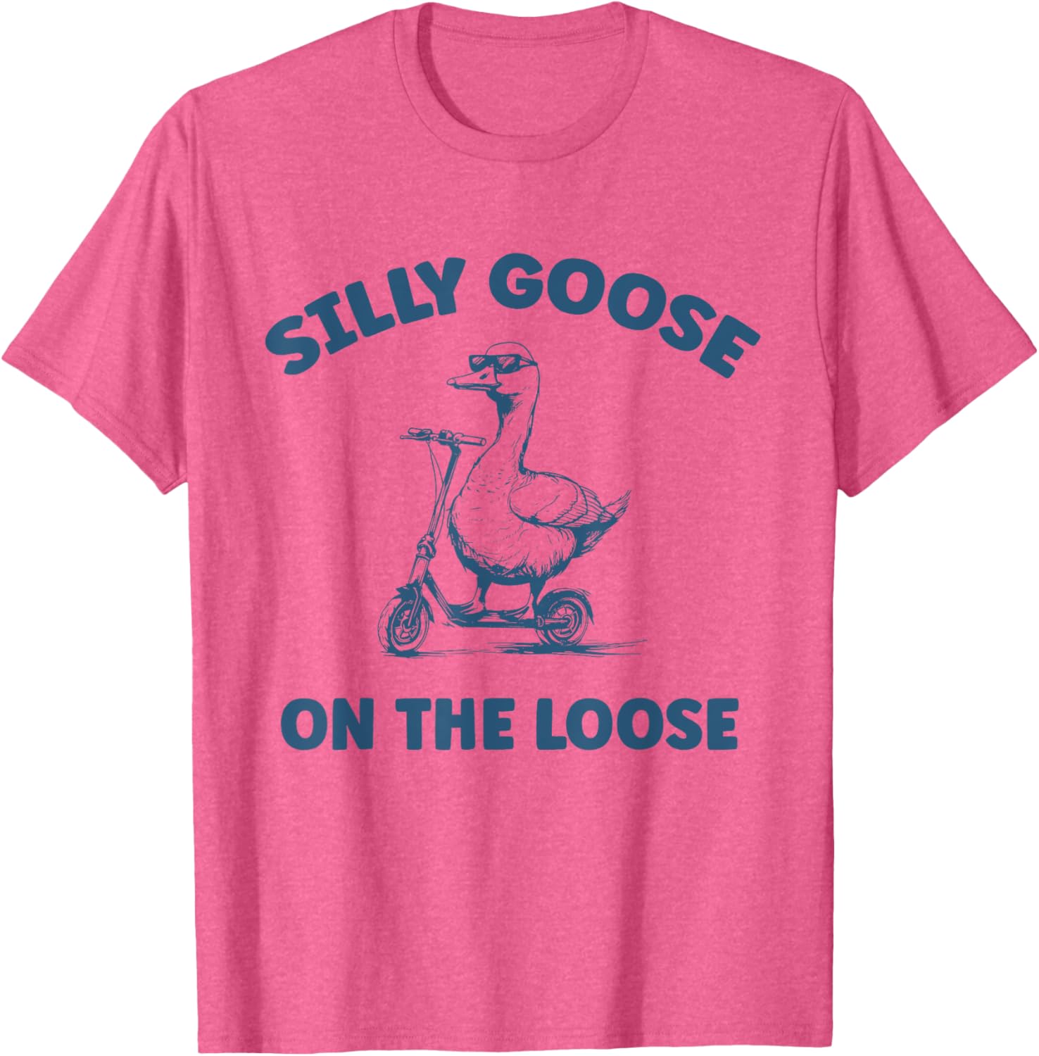 Funny Silly Goose On The Loose Kids T-Shirt for Boys and Girls - 4