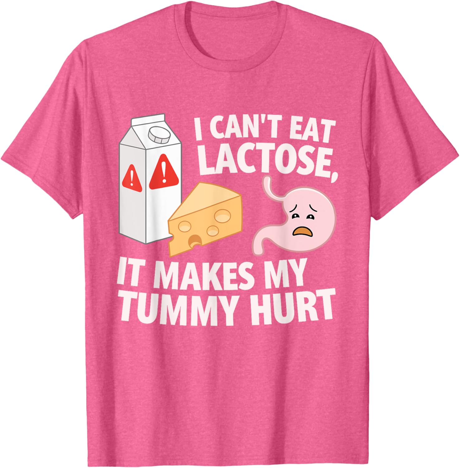 Lactose Intolerance T-Shirt for Boys - Cute Dairy Allergy Design - 9