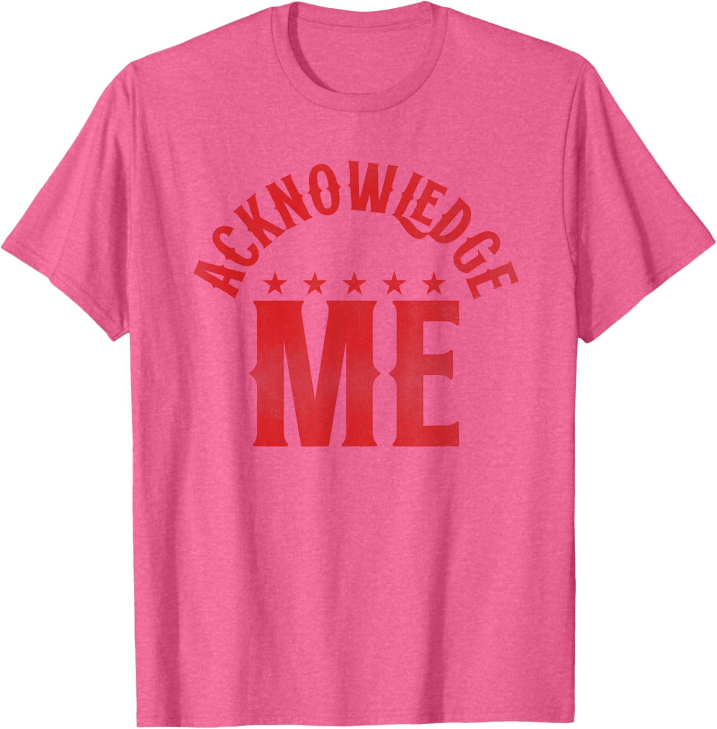 Acknowledge Me Retro Vintage Sports Competition T-Shirt for All Seasons - 6
