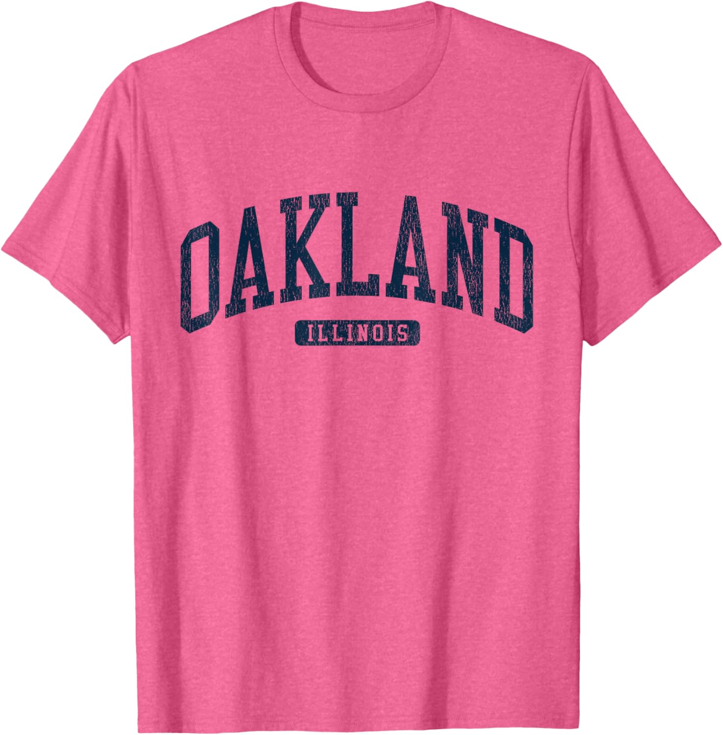 Oakland Illinois College University Blue T-Shirt for Comfort and Style - 8