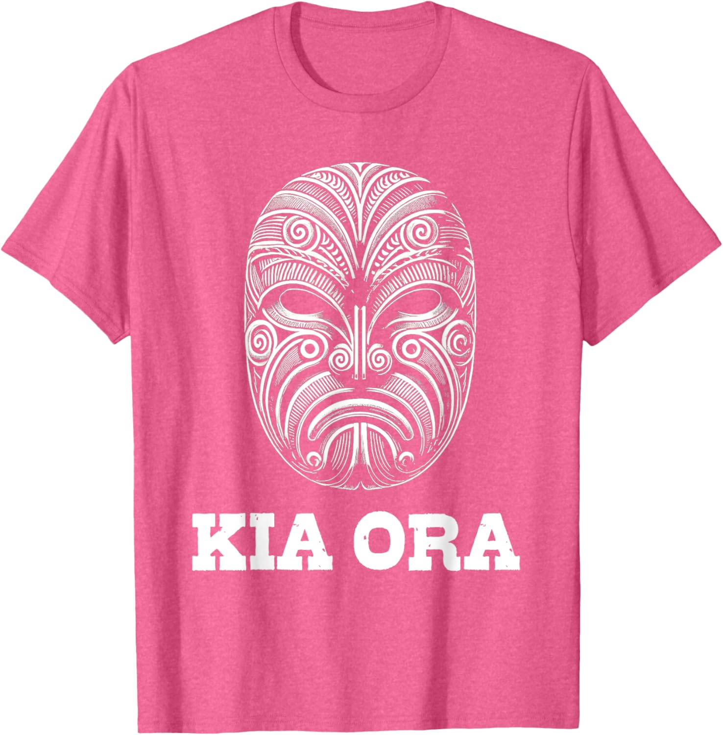 Kia Ora Maori Mask Kiwi Land Aotearoa NZ T-Shirt for Proud Kiwis - 2