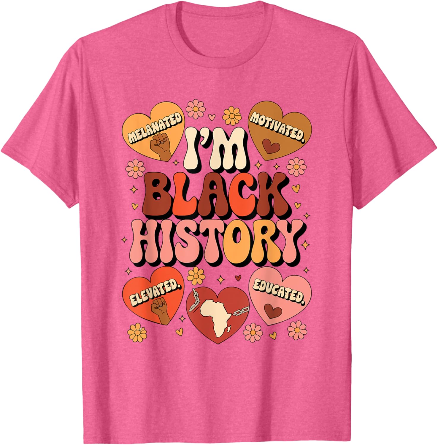 Black History Pride Afro Motivation T-Shirt for Empowered Style - 16
