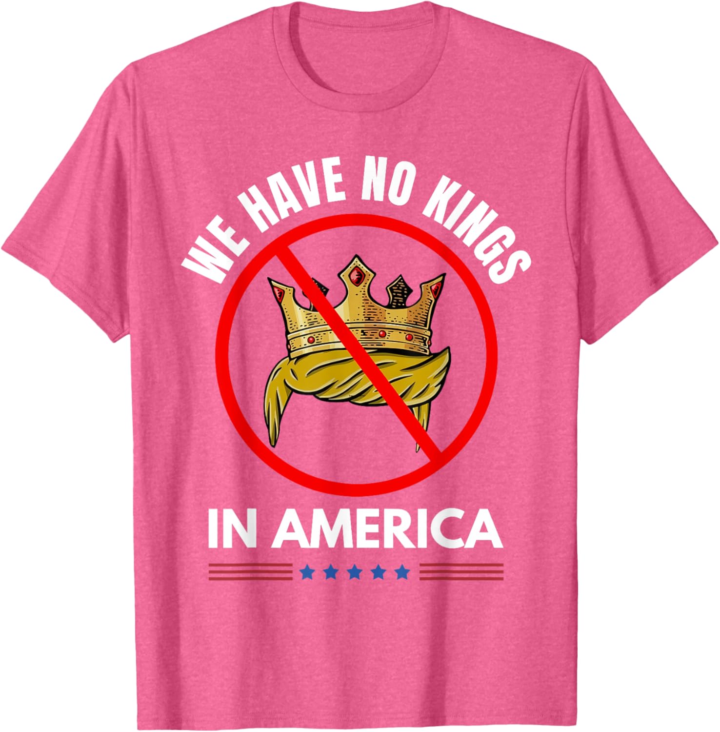 No Kings In America T-Shirt for Trendy Casual Fashion Lovers - 16