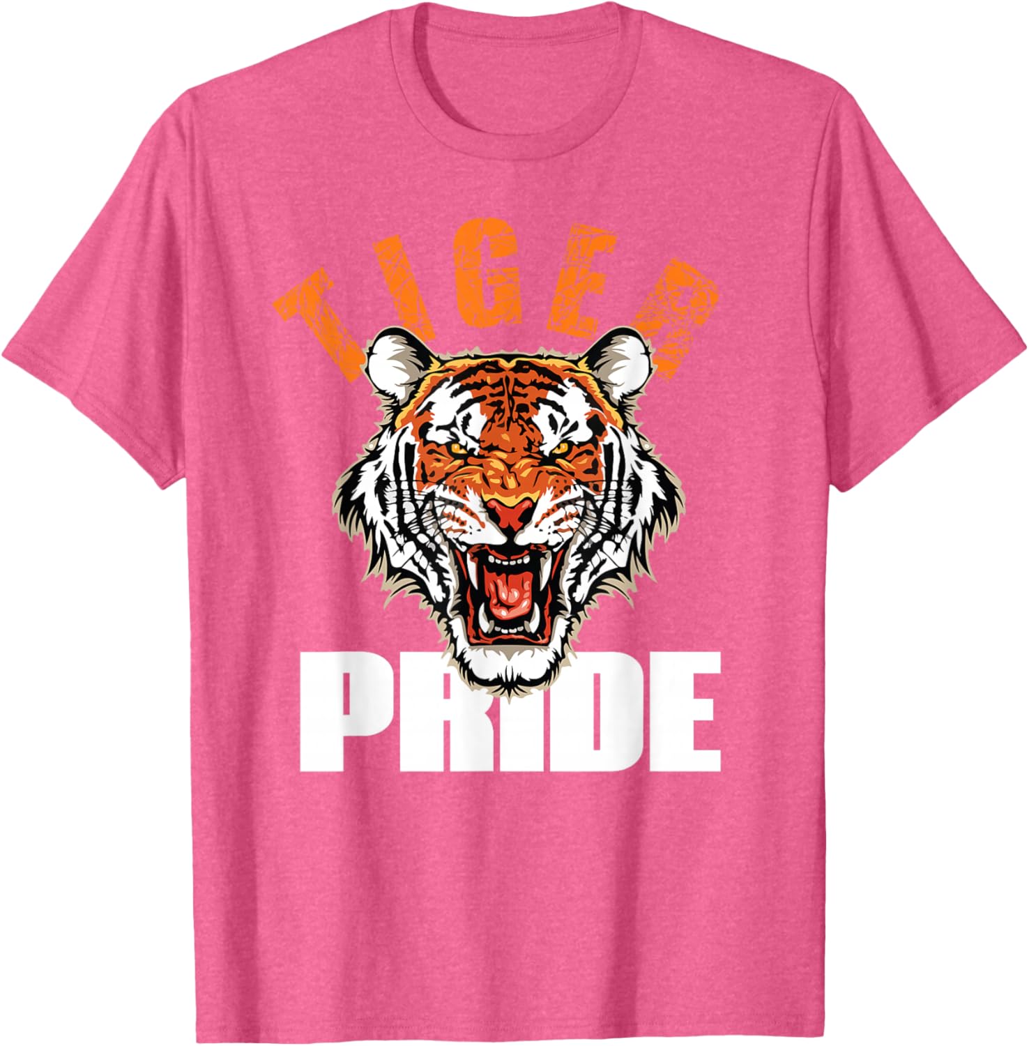 Retro Vintage Tiger Pride Mascot T-Shirt for School Sports Team Fans - 28