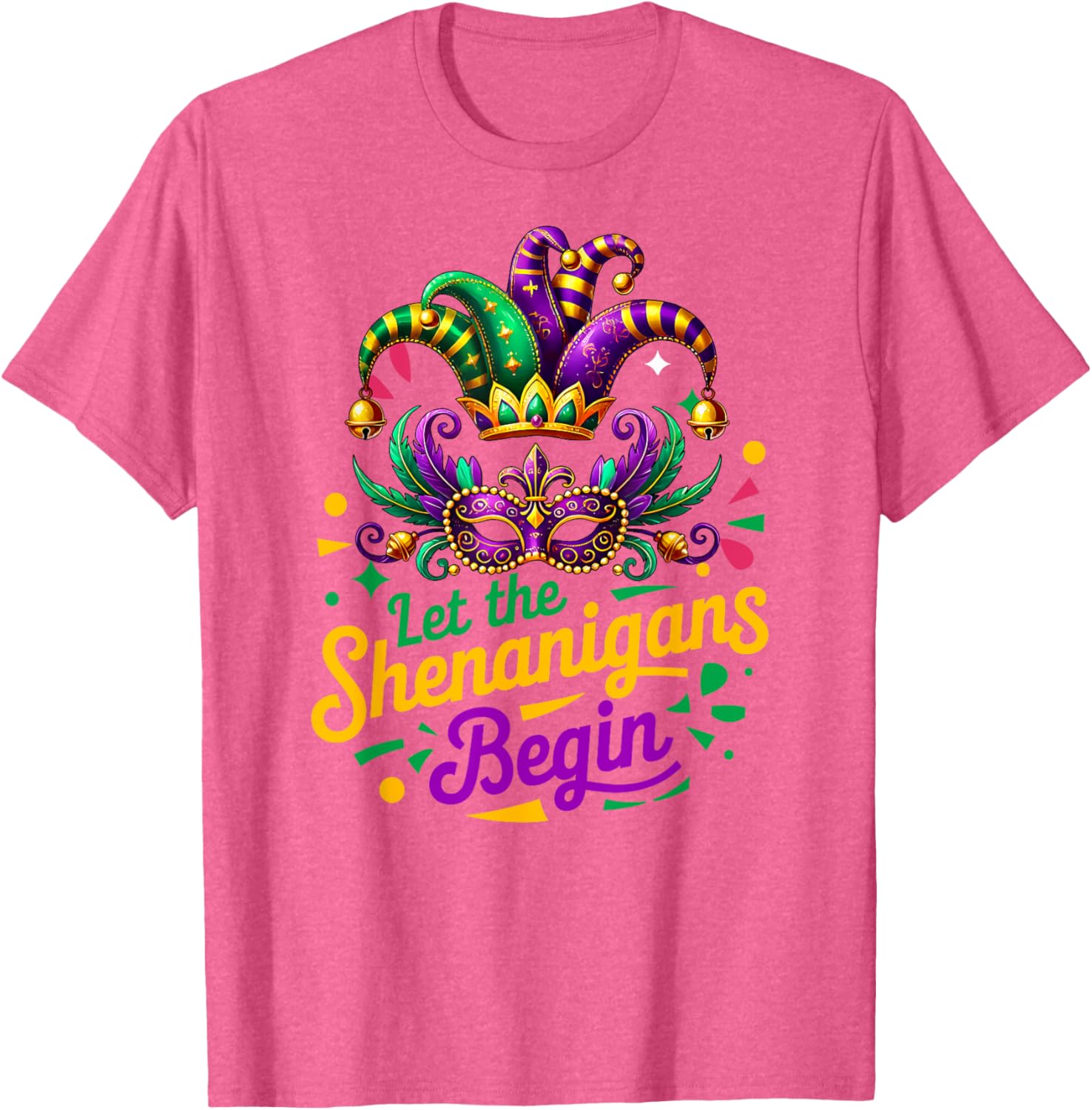 Mardi Gras Shenanigans T-Shirt for Men, Women, and Kids - 5