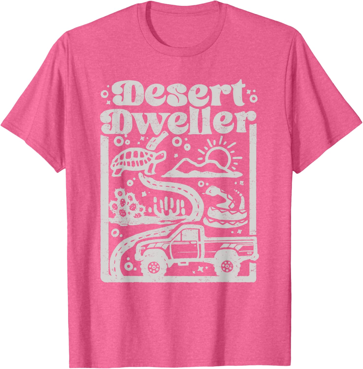 Vintage Desert Dweller Mountain Tee for Vehicle Lovers - Stylish T-Shirt - 6