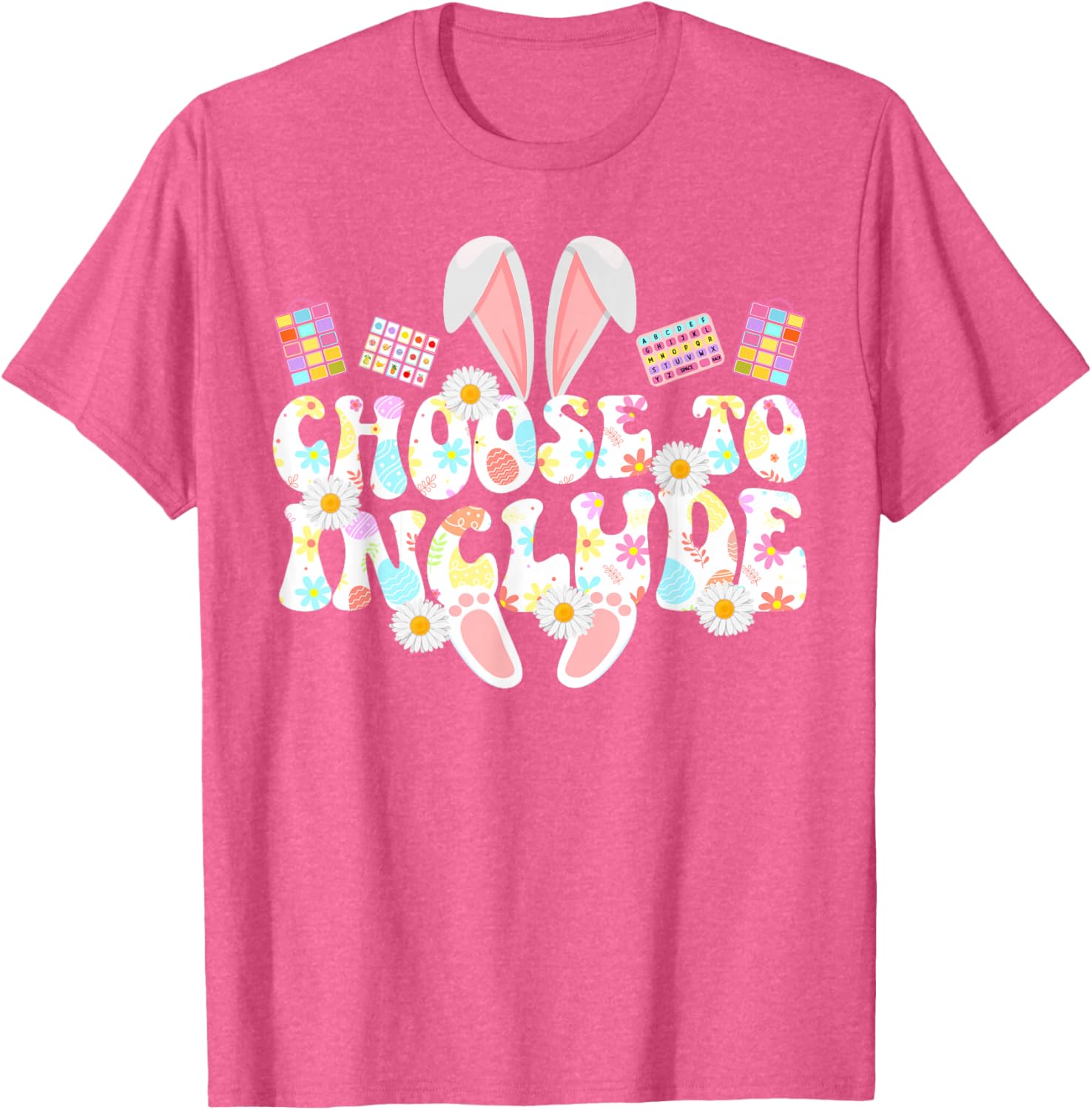 Groovy Easter Bunny Special Education Teacher T-Shirt for SPED Lovers - 22