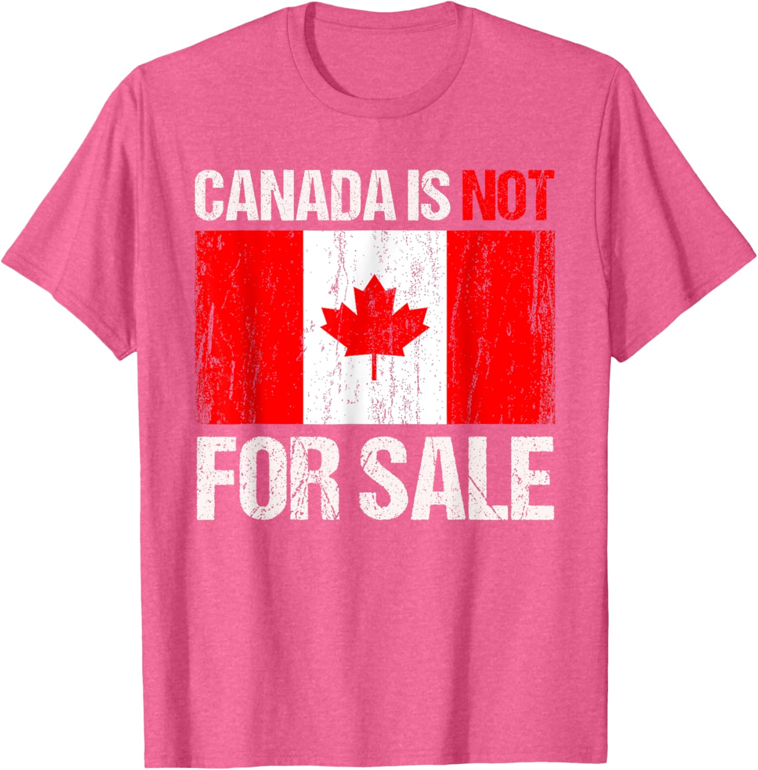 Funny Canada Is Not For Sale T-Shirt for Men and Women in Comfort Fit - 5