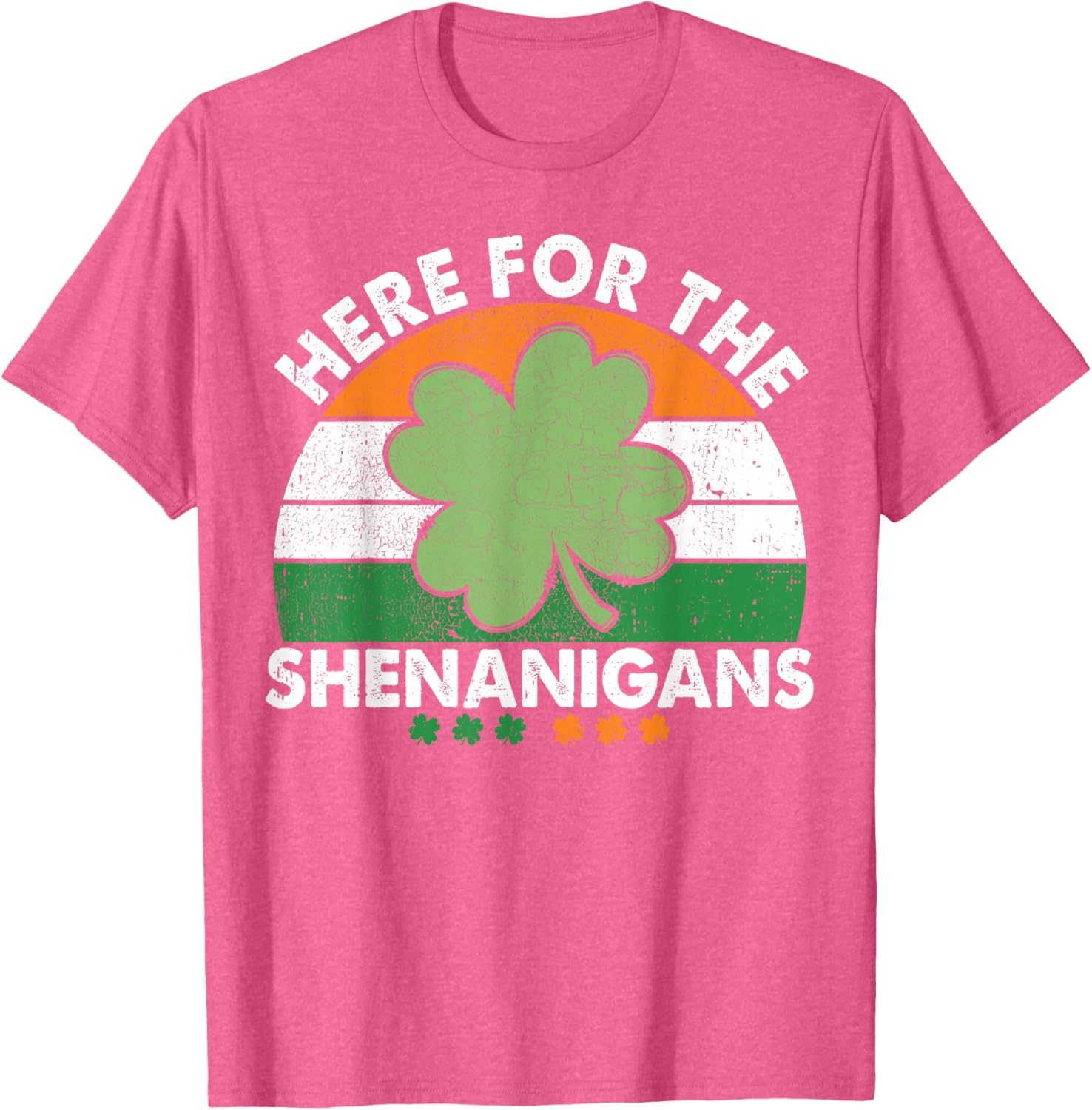Here For The Shenanigans St Patricks Day T-Shirt Fun Irish Apparel - 6