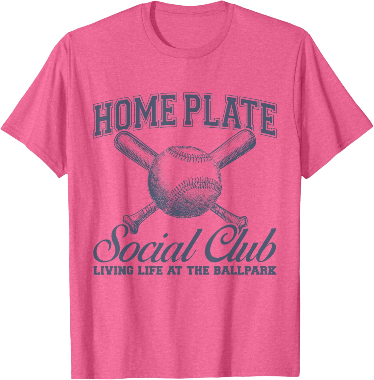 Baseball Softball Mom Matching T-Shirt for Women - Home Plate Design - 5