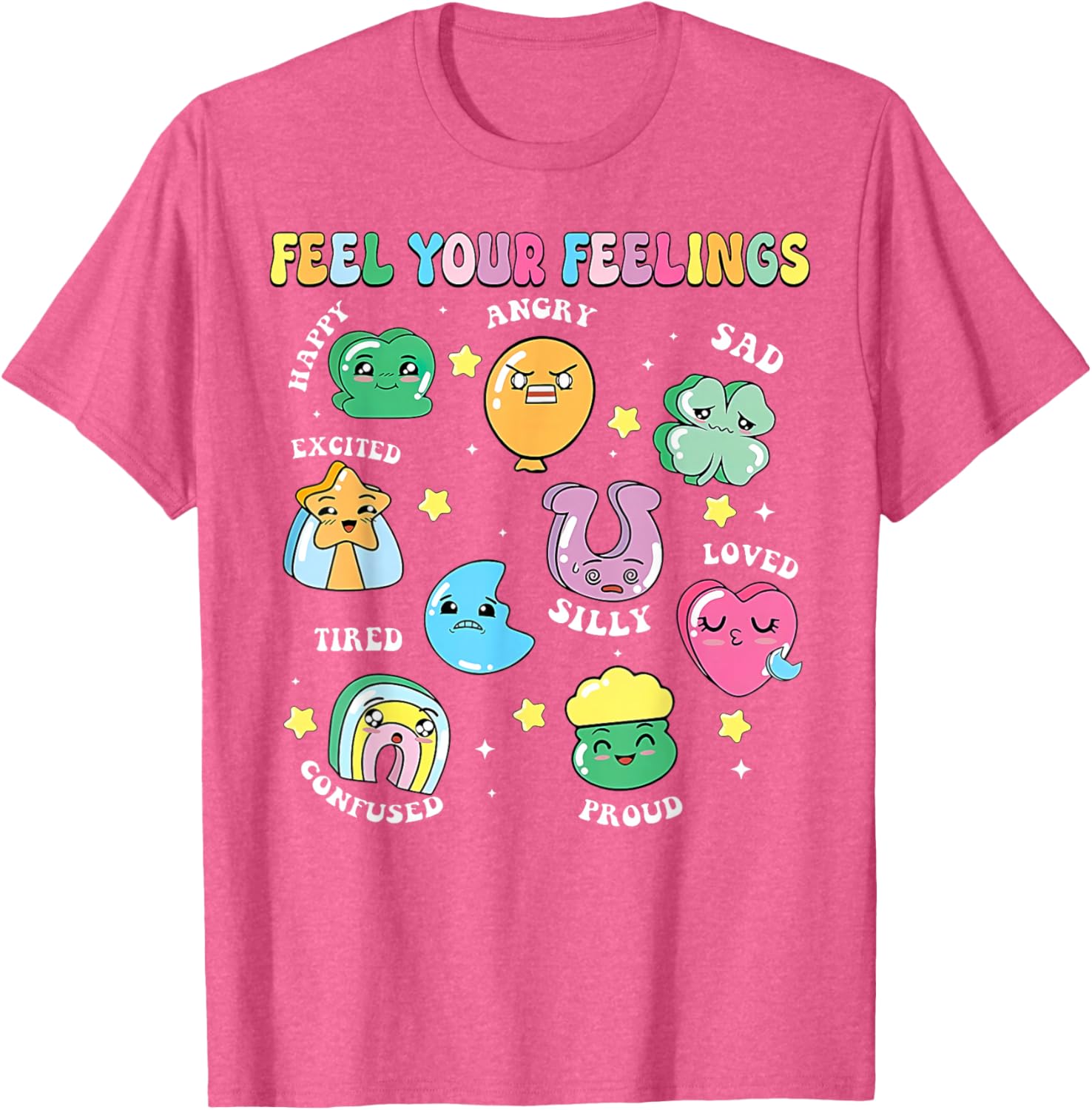 St Patricks Day Feels Your Feelings Teacher T-Shirt for School Counselors - 16
