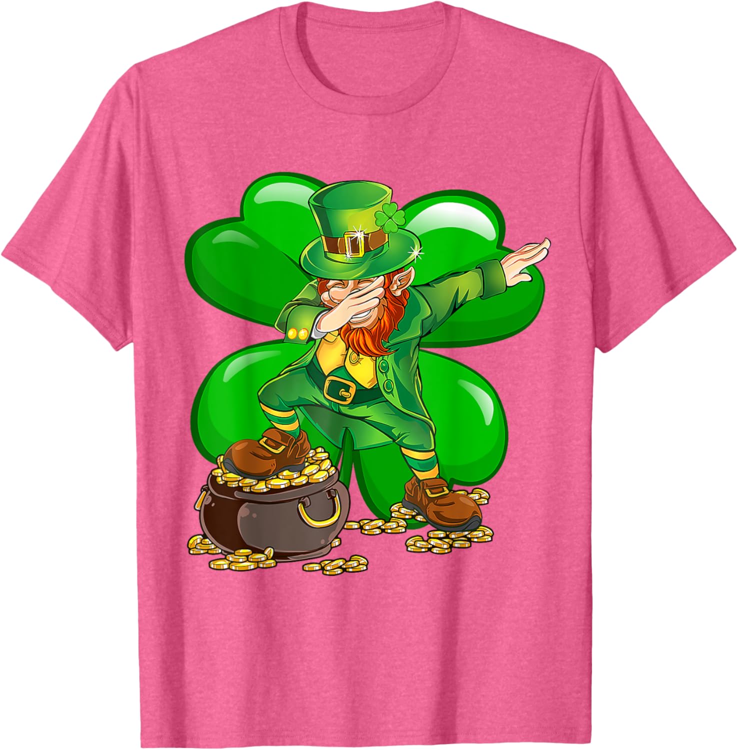 Dabbing Leprechaun T-Shirt for St Patrick's Day Fun for Everyone - 17