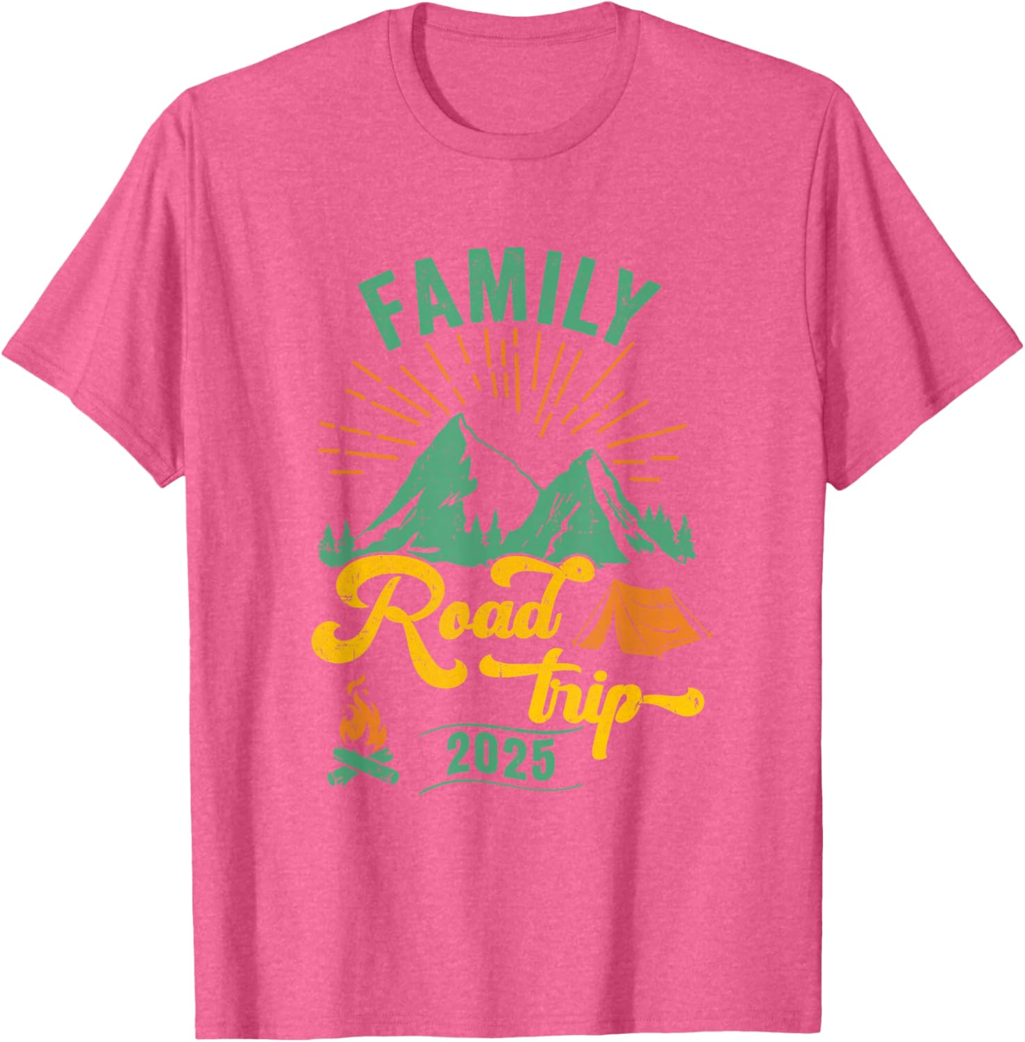 Family Road Trip Camping T-Shirt 2025 Adventure Vacation Gear - 5
