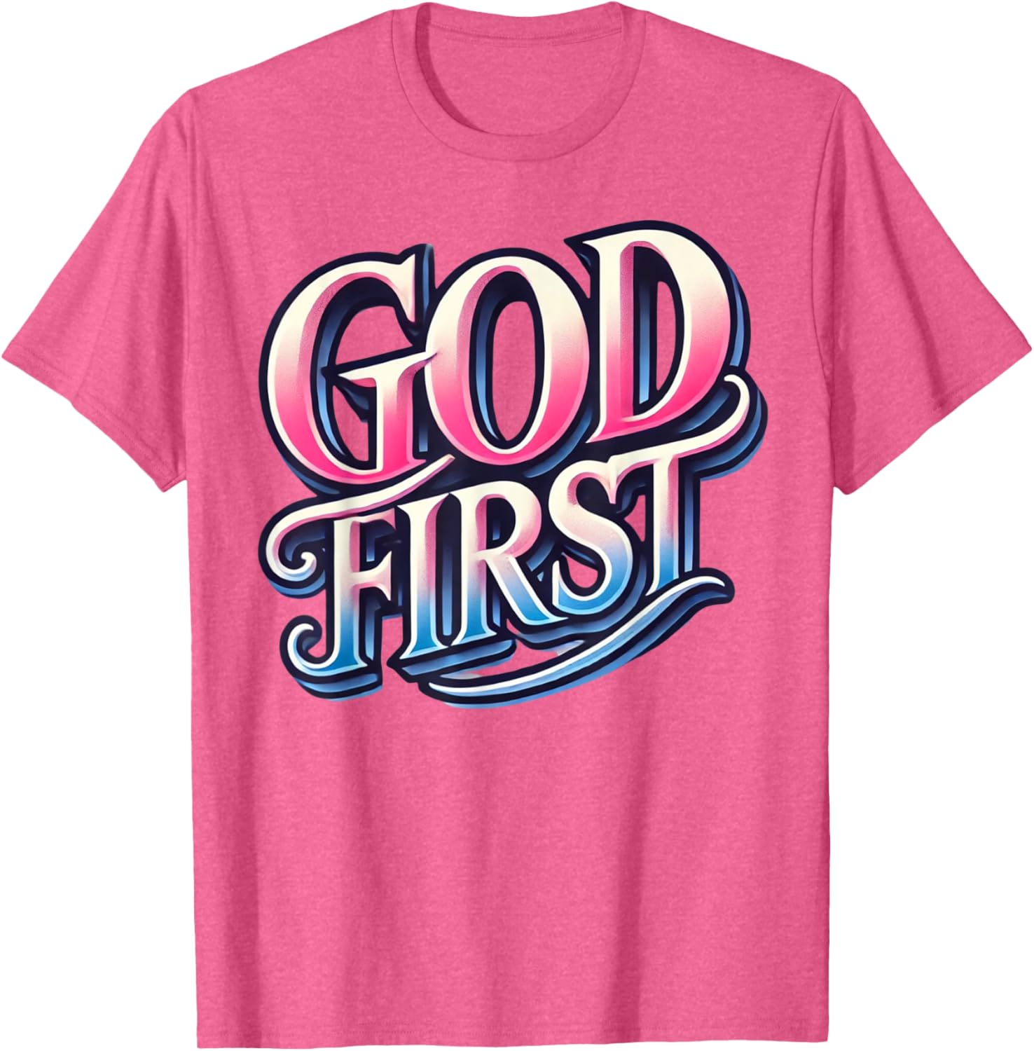 Funny Religious Family T-Shirt Unisex Modern Classic Fit Black Small - 24