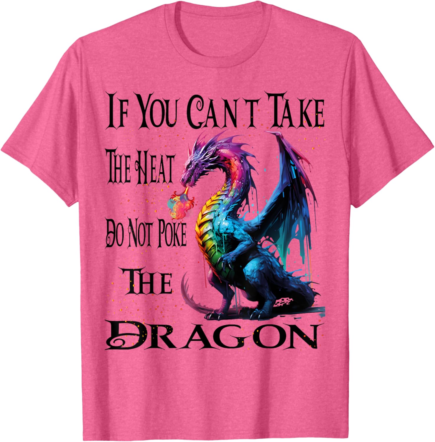 Cool Dragon Flame-Spewing T-Shirt for Mythical Creature Fans - 2