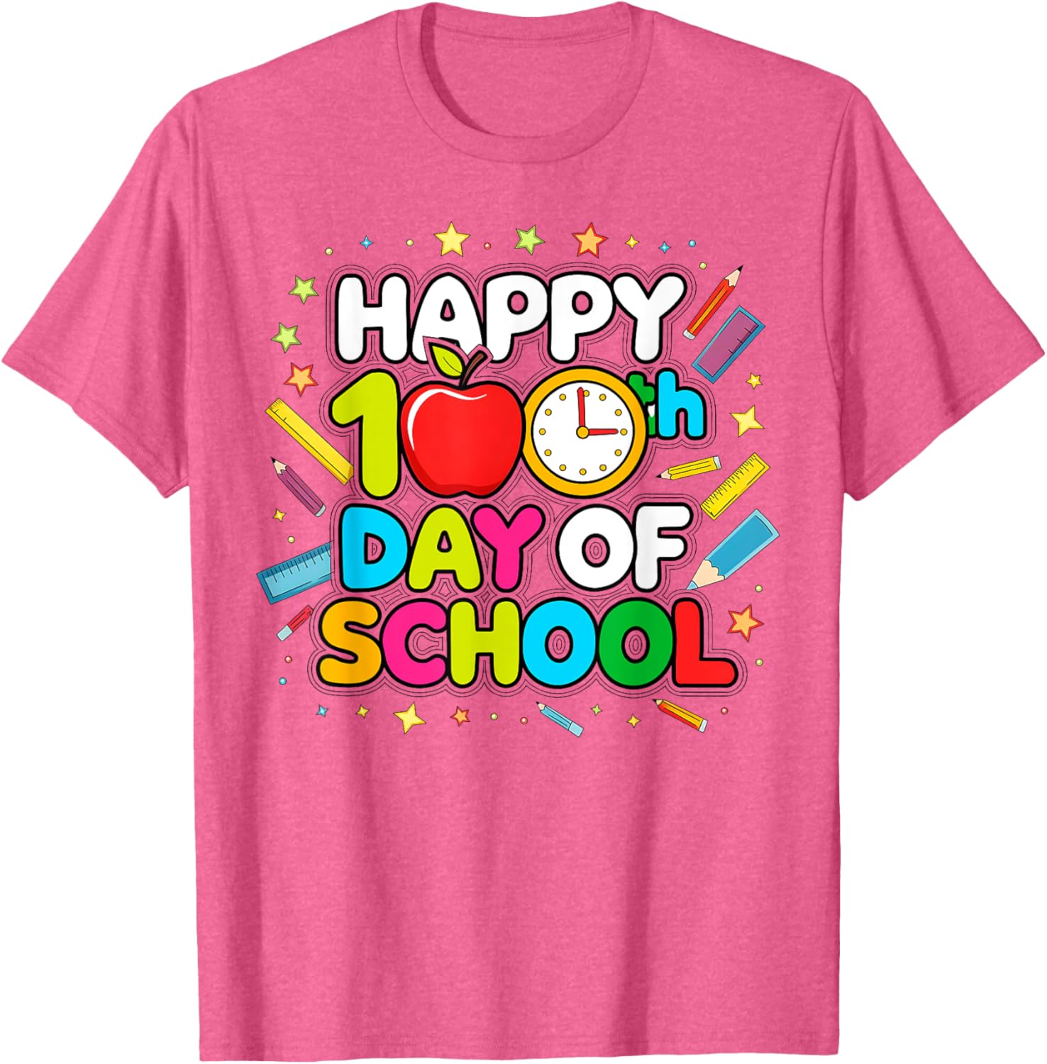100 Days of School T-Shirt for Toddlers Perfect for Teachers and Students - 10