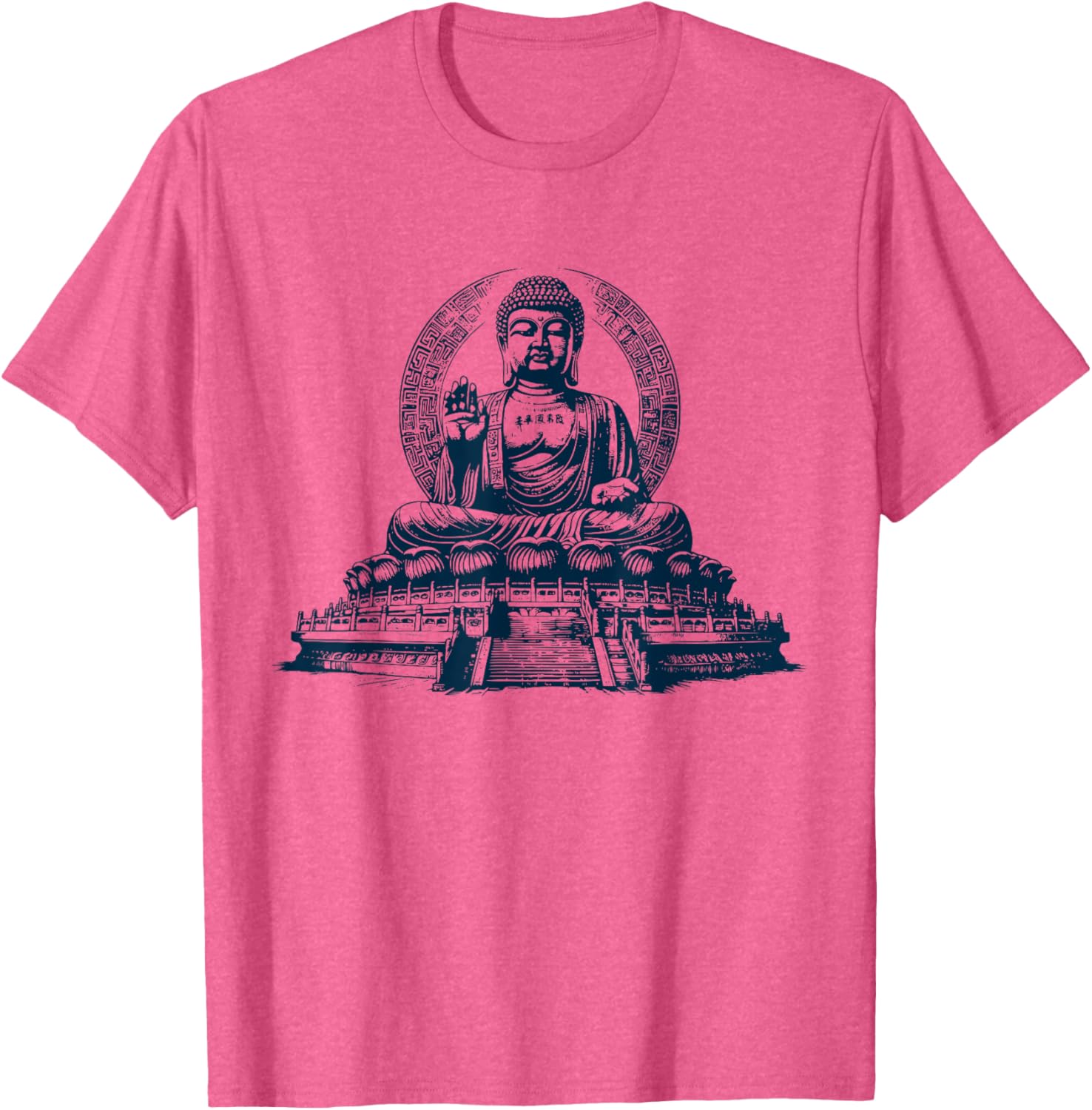 Tian Tan Buddha Graphic T-Shirt for Casual Style and Spiritual Vibes - 11