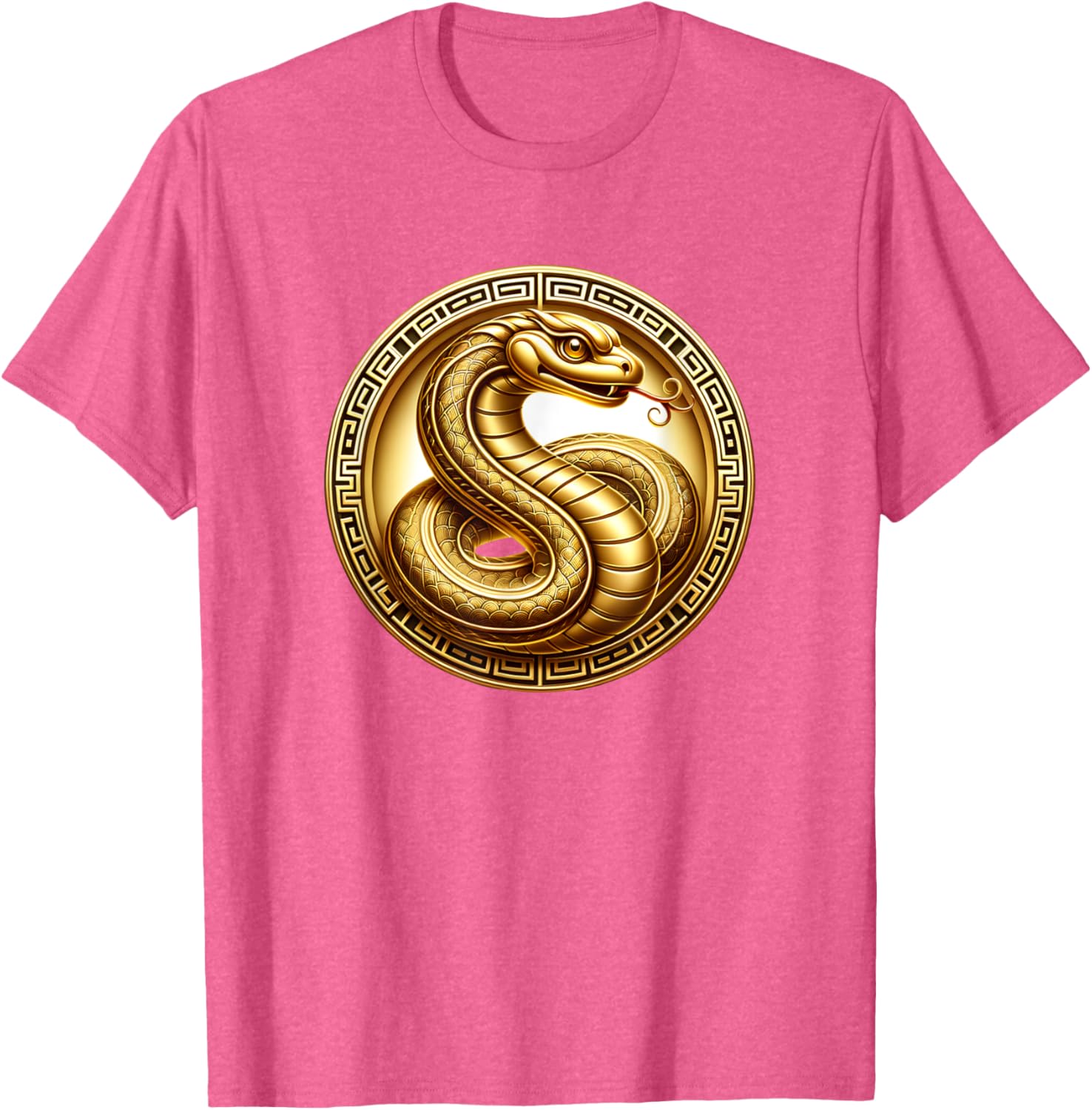 Gold Year of the Snake T-Shirt for Celebrating the Lunar New Year - 8