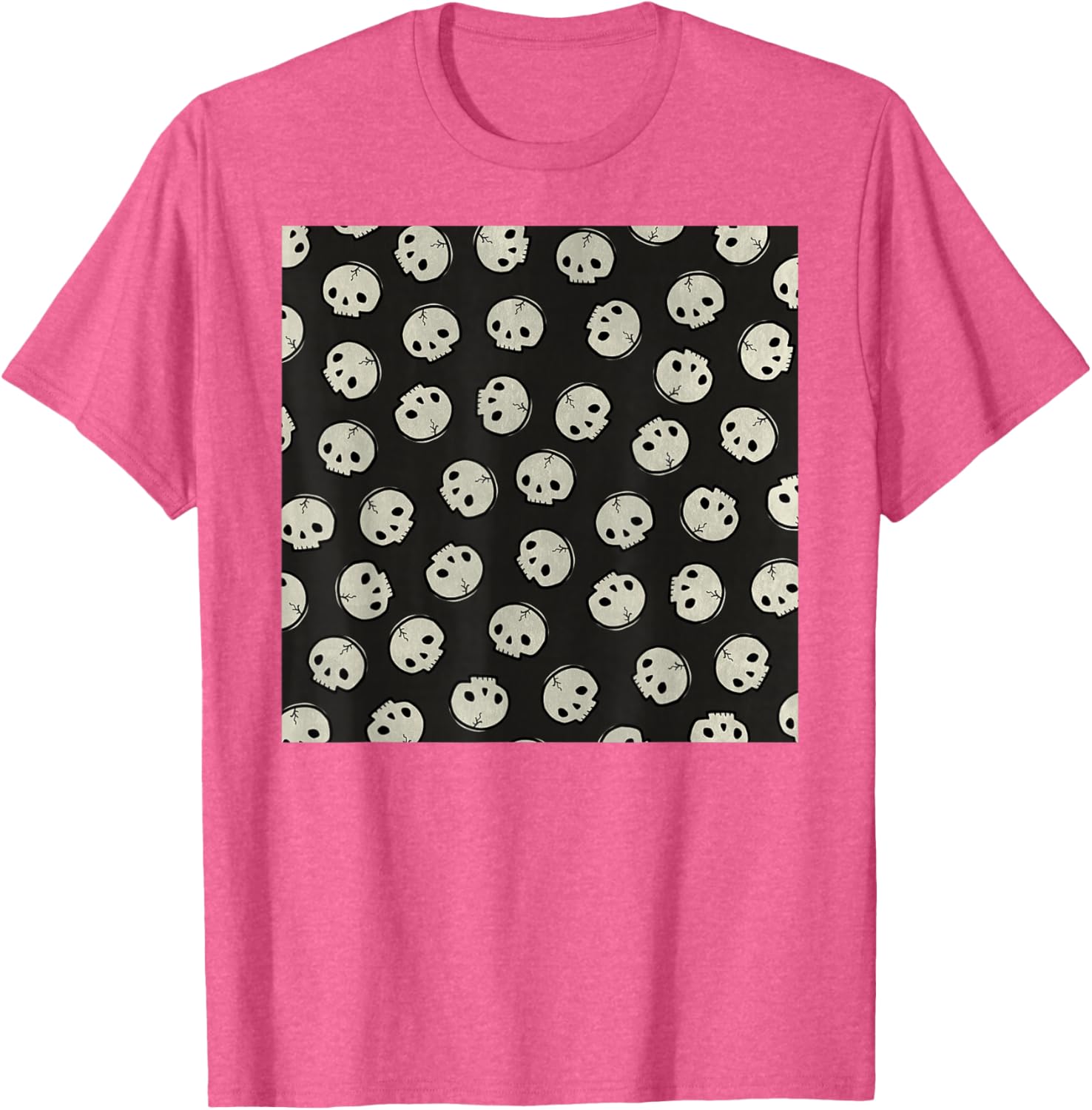 Trendy Cecelia Hotzler Skull Pattern Graphic T-Shirt for Unique Style - 5