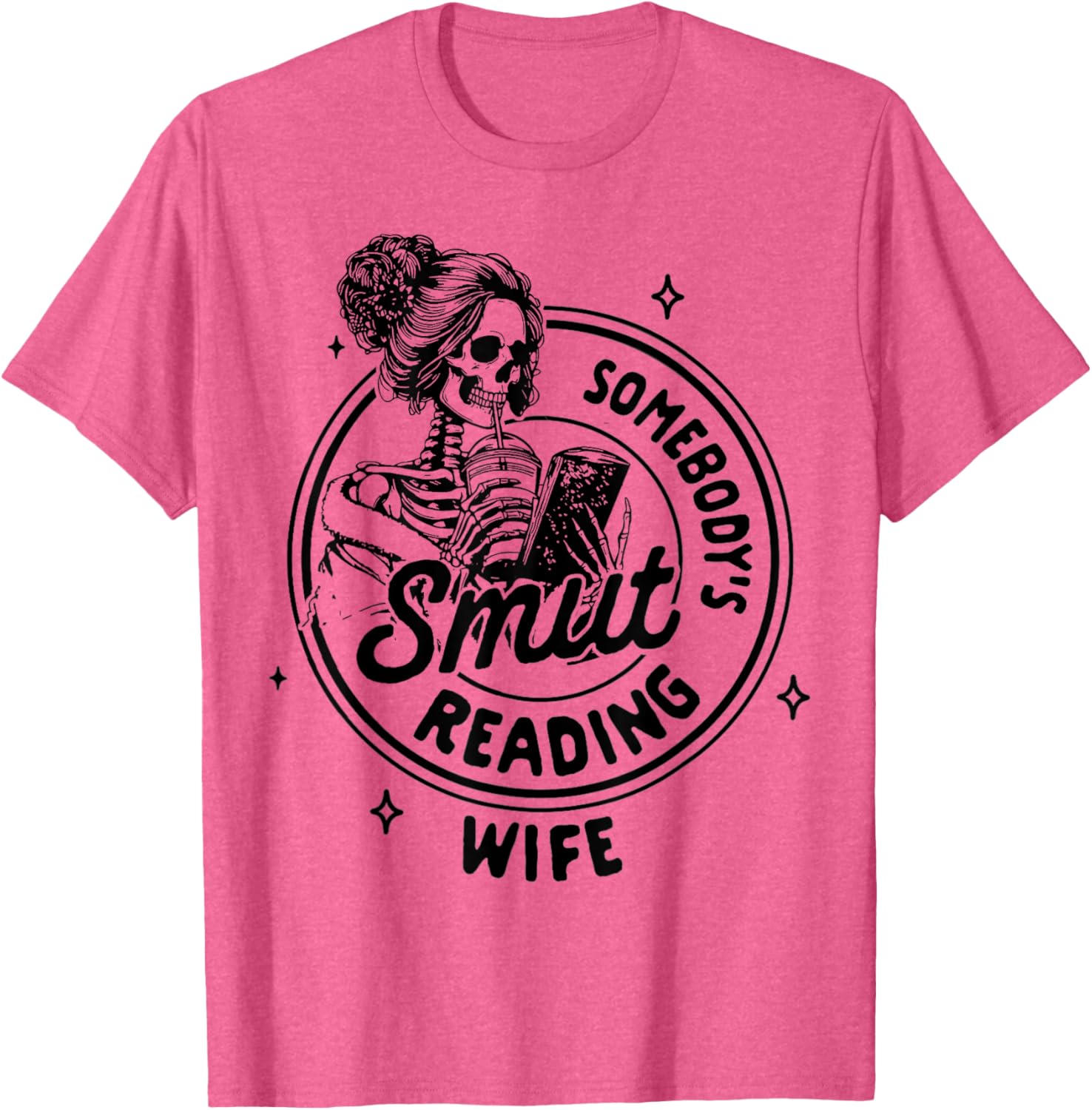 Smut Reading Wife Spicy Book Romance T-Shirt for Book Lovers - 4