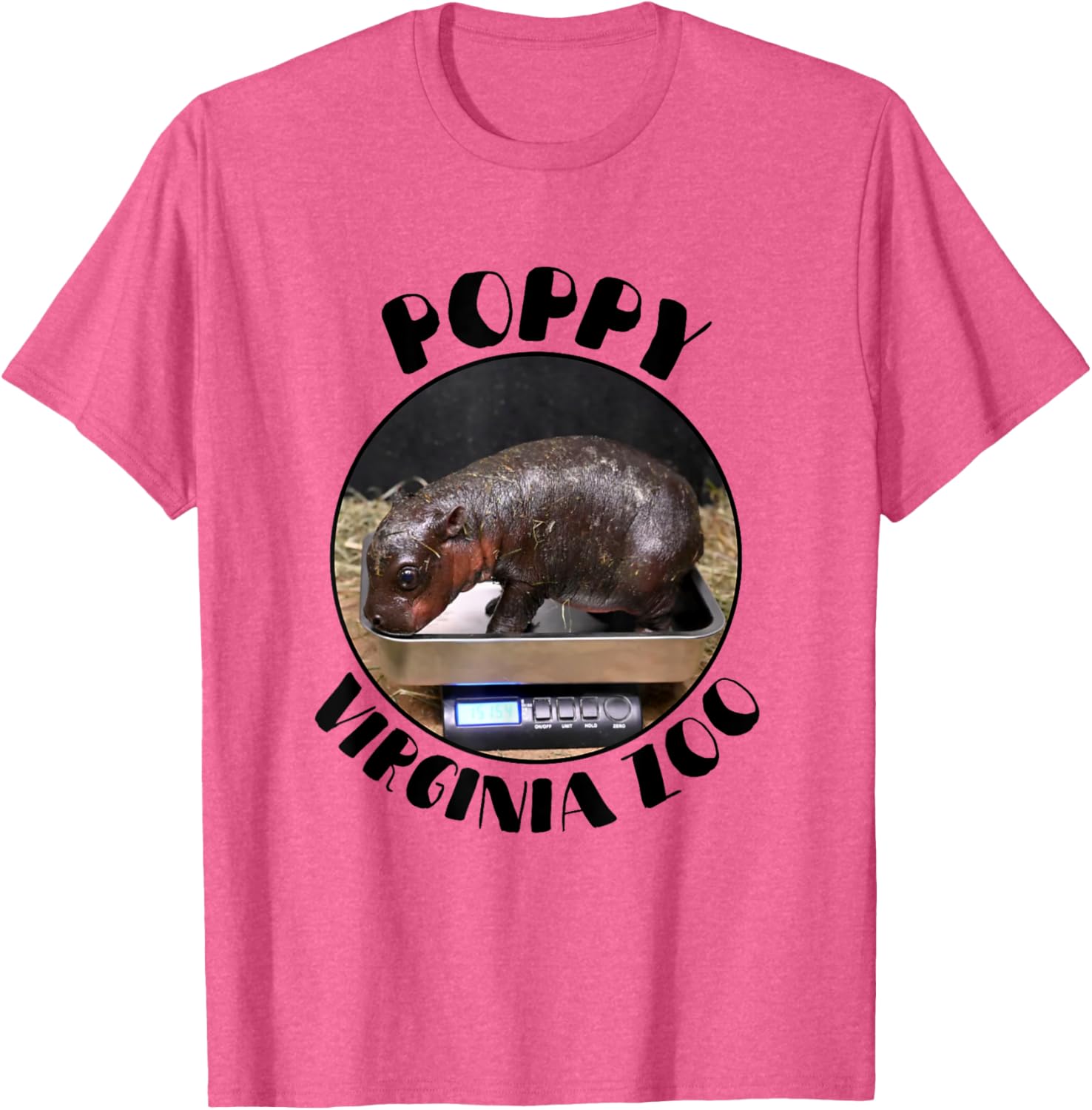 Poppy Virginia Zoo Pygmy Hippo T-Shirt Adorable Baby Hippo Shirt - 8