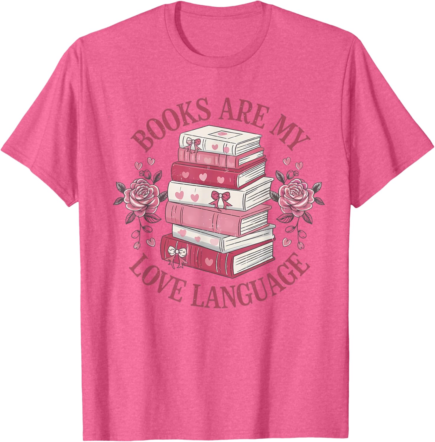 Books Are My Love Language T-Shirt for Reading Lovers and Librarians - 7