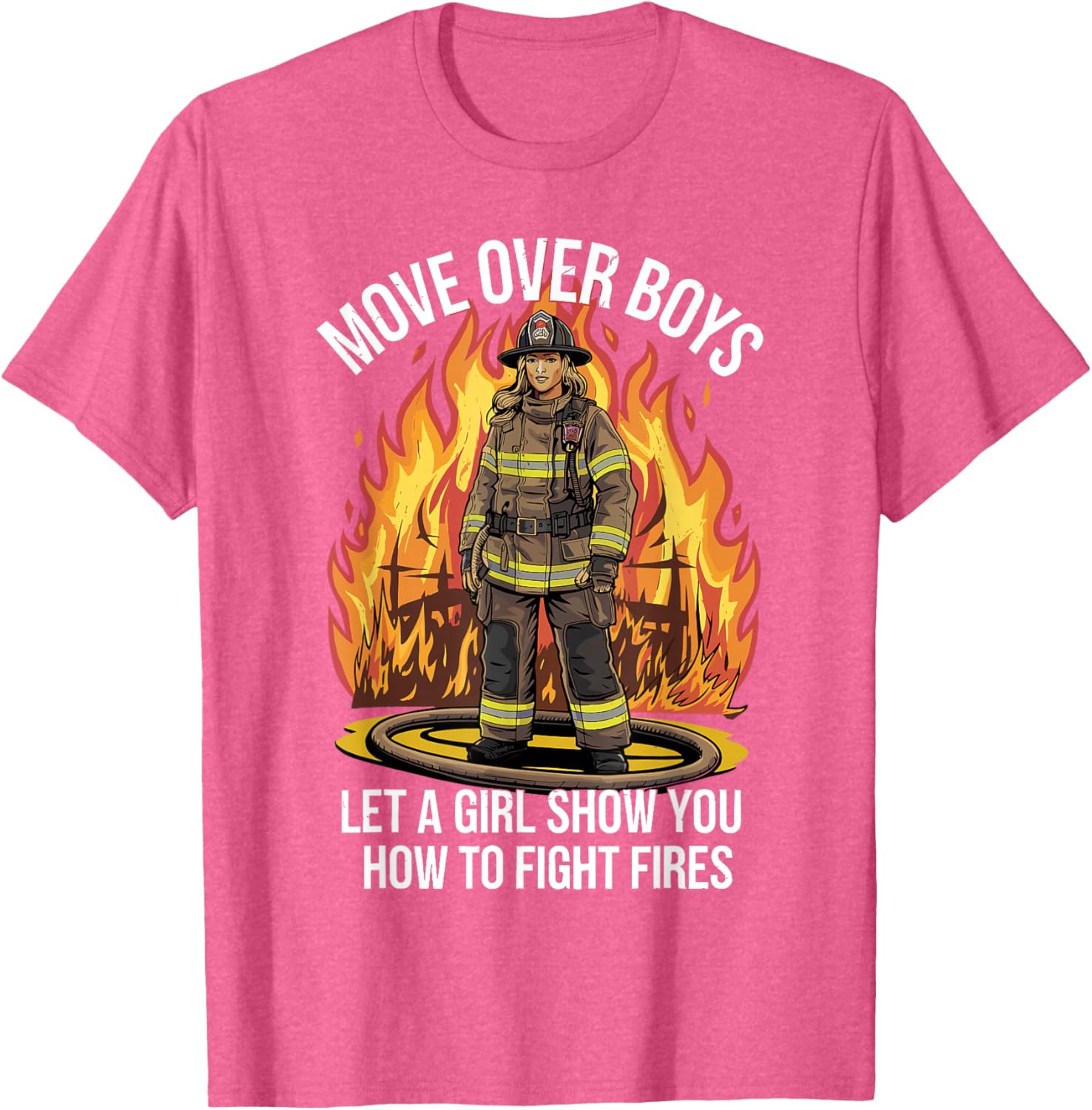 Stylish Firefighter T-Shirt for Women and Girls - Perfect Gift Idea - 25