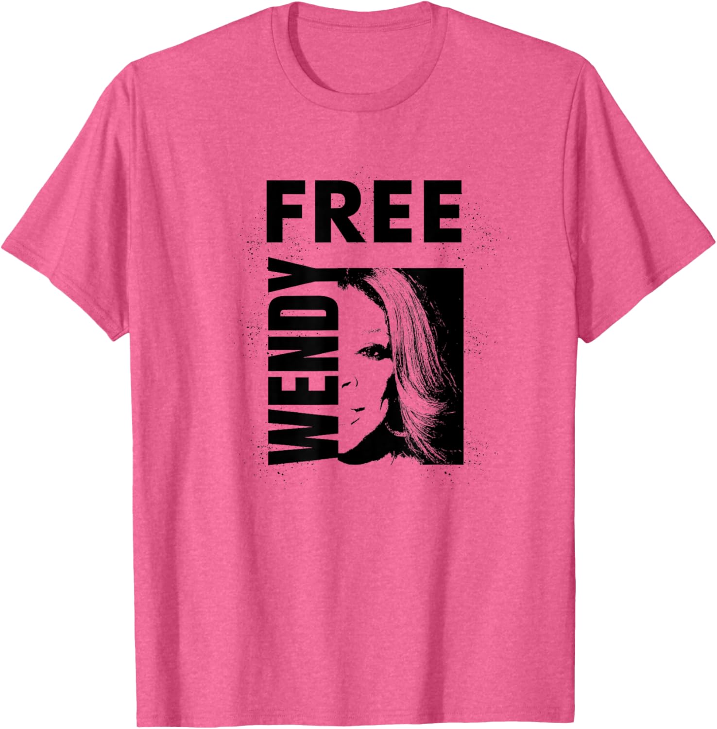 Free Wendy Outline Square Design T-Shirt for Trendy Casual Style - 10