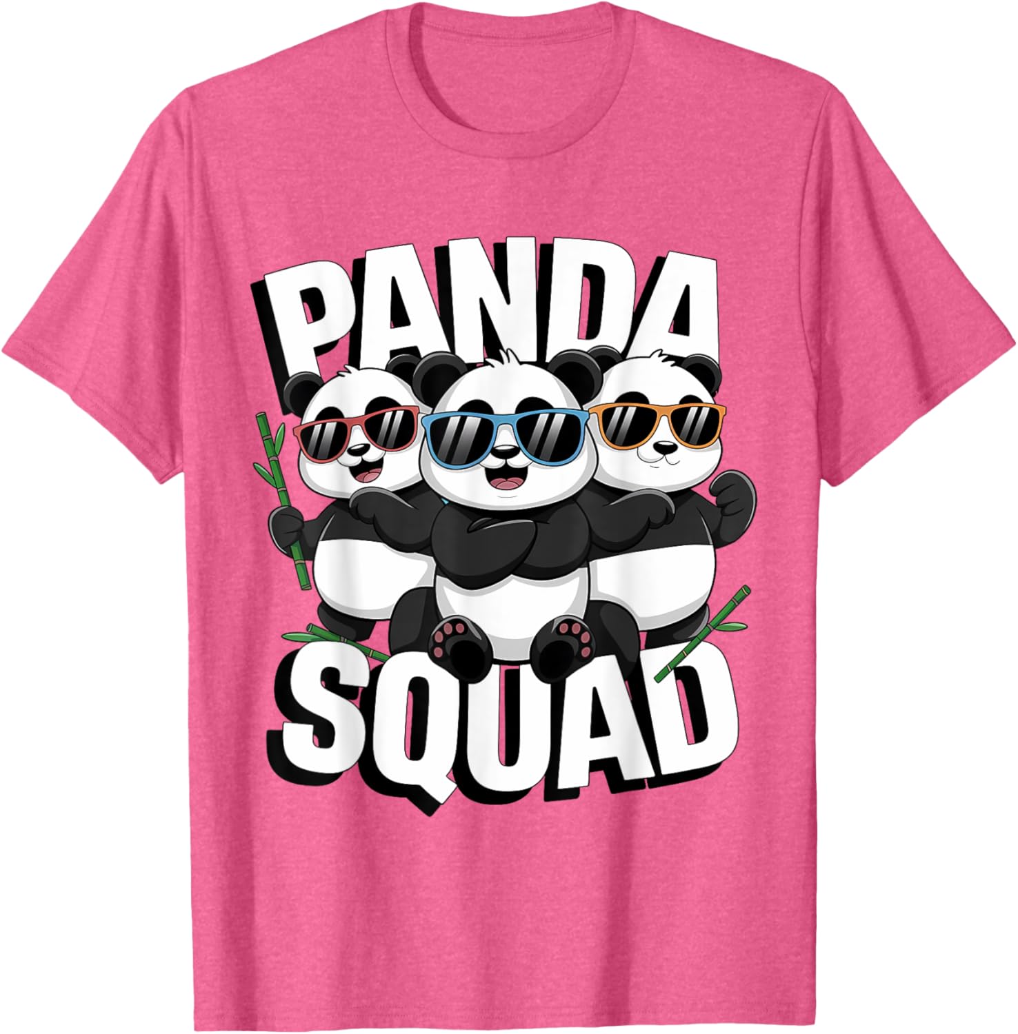 Panda Squad Family Matching T-Shirt for National Panda Day Fun - 24