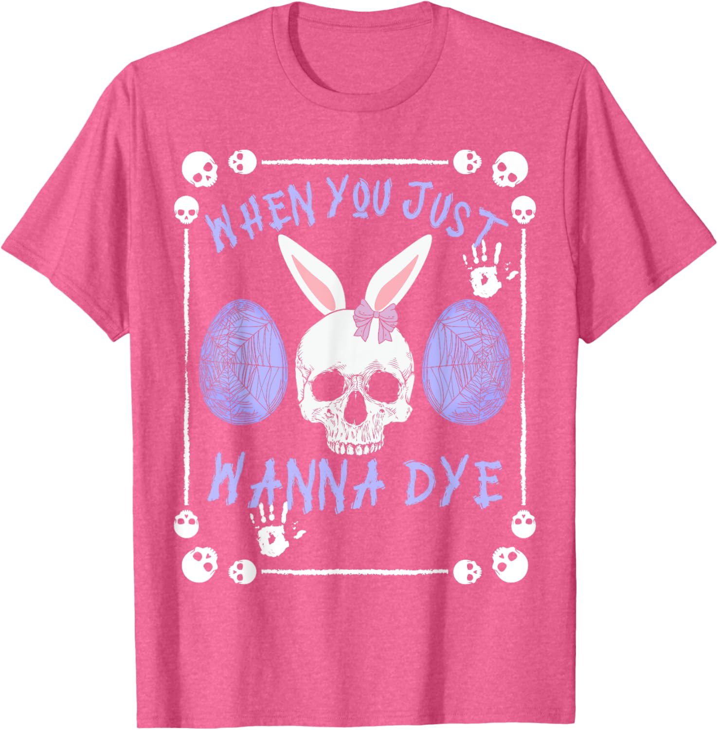Fun Dye Skeleton Easter Eggs T-Shirt for Colorful Spring Celebrations - 6