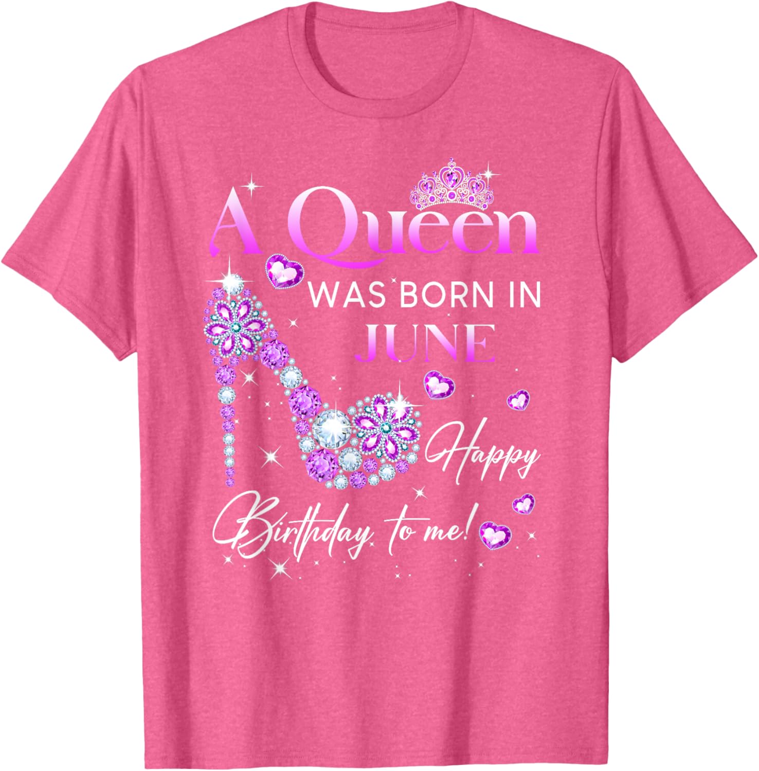 Queen Was Born In June T-Shirt for Women - Perfect Birthday Gift - 21