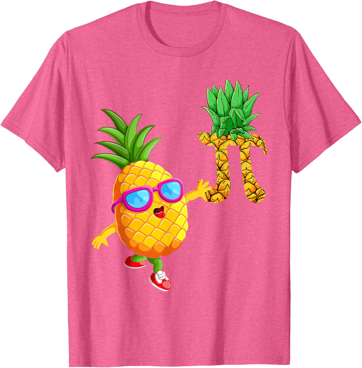 Pineapple Pi Day T-Shirt for Math Lovers and Foodies Fun Design - 13
