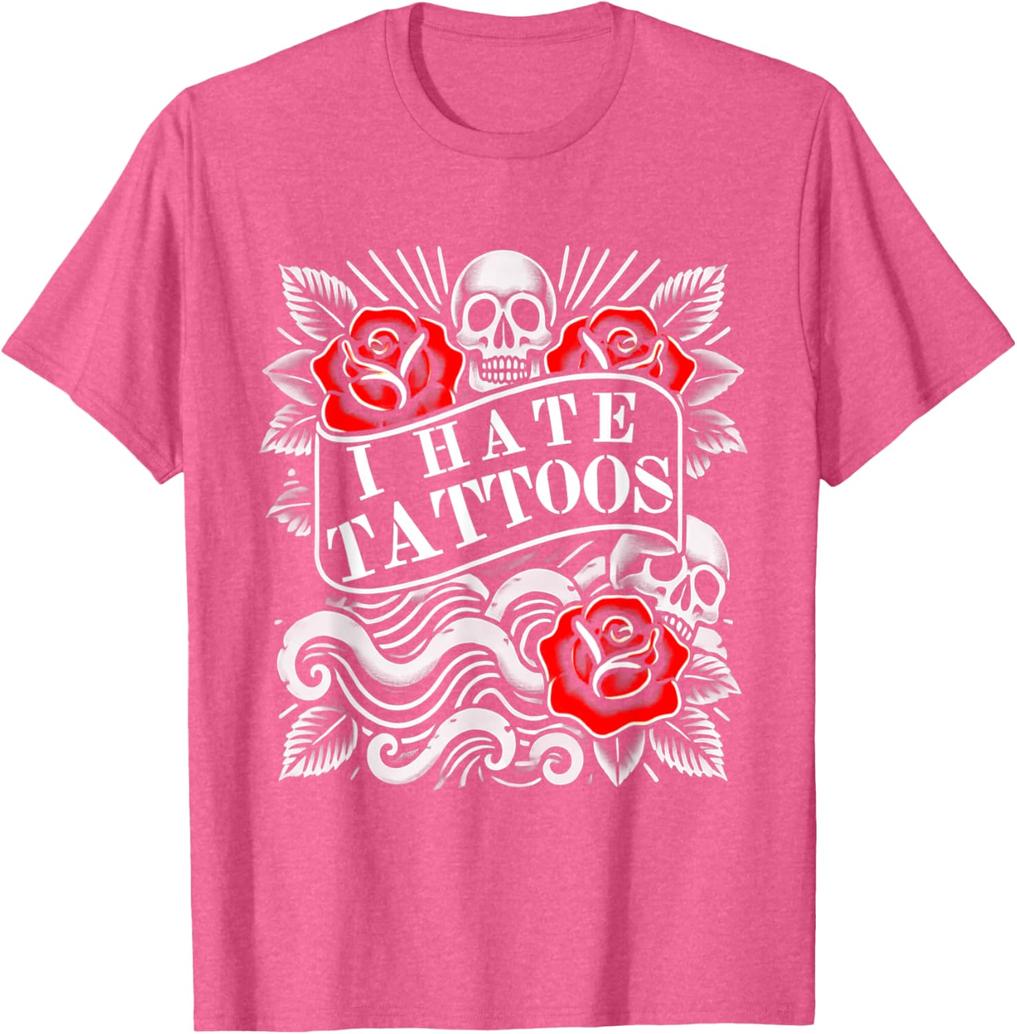 I Hate Tattoos T-Shirt for Tattoo Lovers and Artists – Unique Inked Graphic - 16