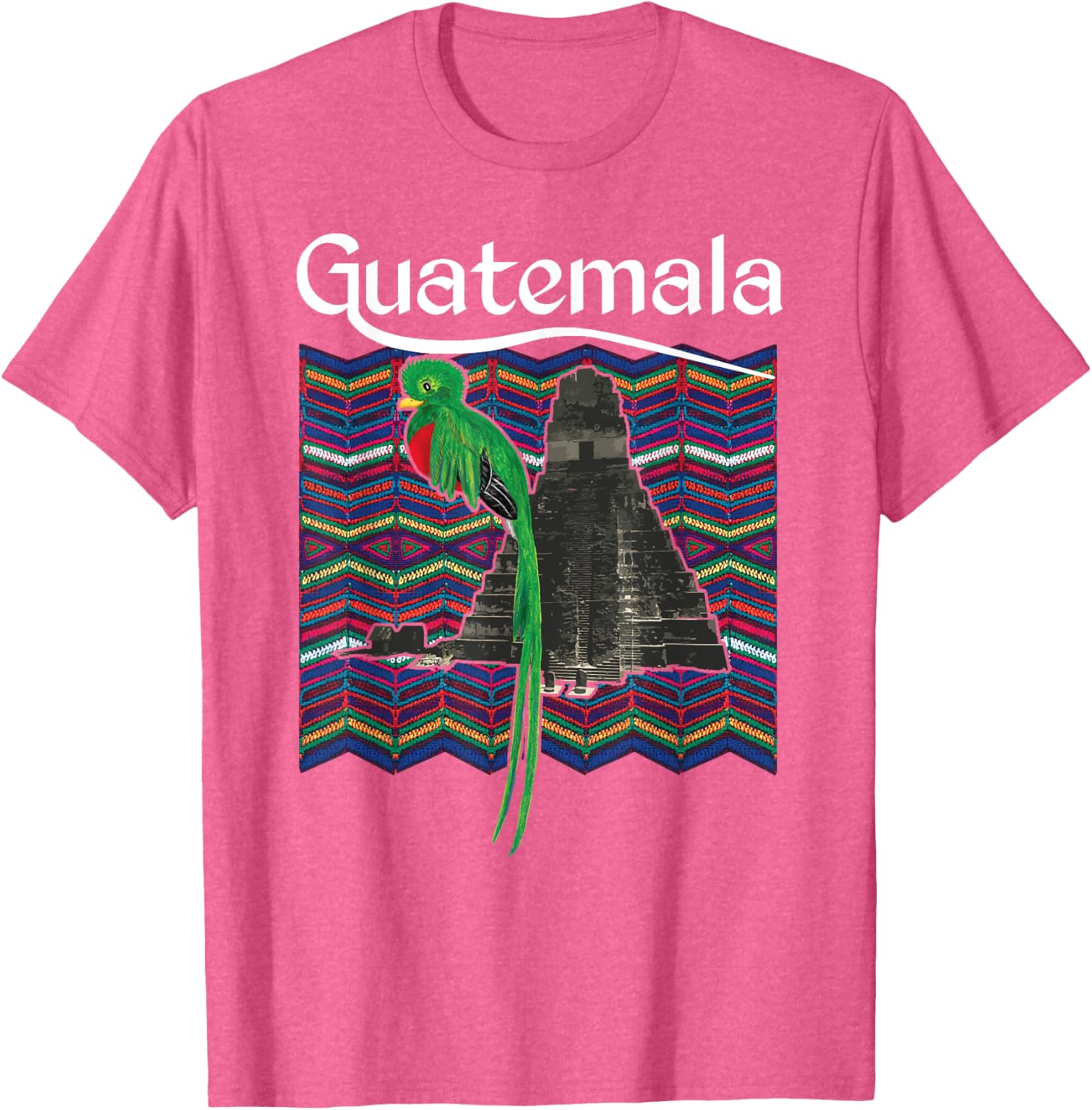 Quetzal Guatemala Traditional Maya T-Shirt – Chic Chapin Design - 11