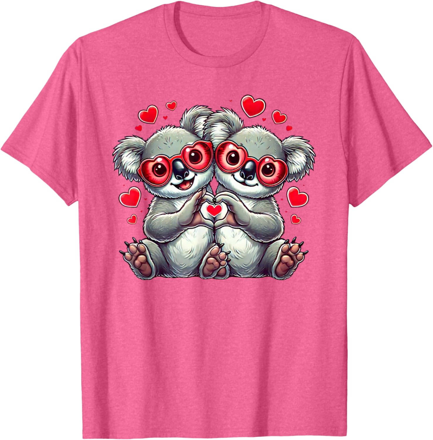 Funny Koala Heart Sign T-Shirt for Everyone - Perfect Valentine Gift! - 4