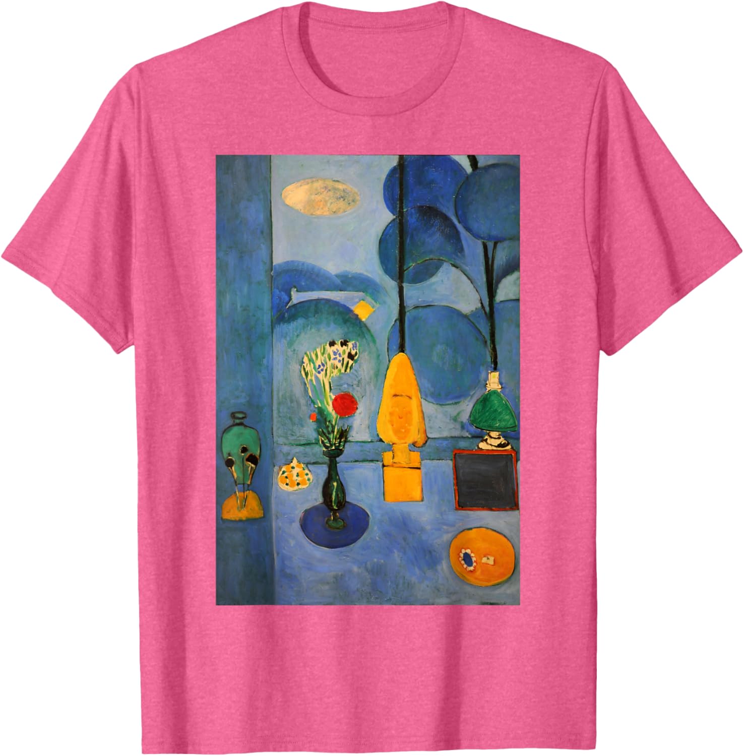Matisse Blue Window T-Shirt – Stylish Art-Inspired Clothing for All - 2