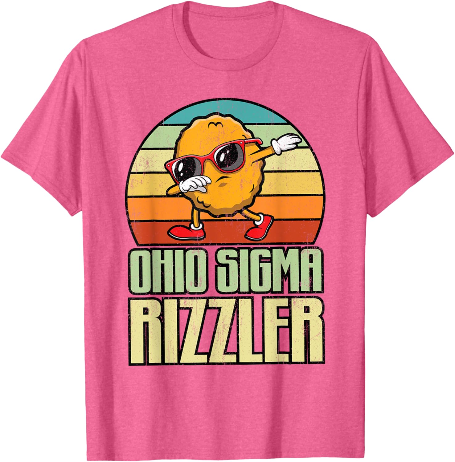 Ohio Sigma Rizzler Funny Chicken Nugget Meme T-Shirt for Food Lovers - 19