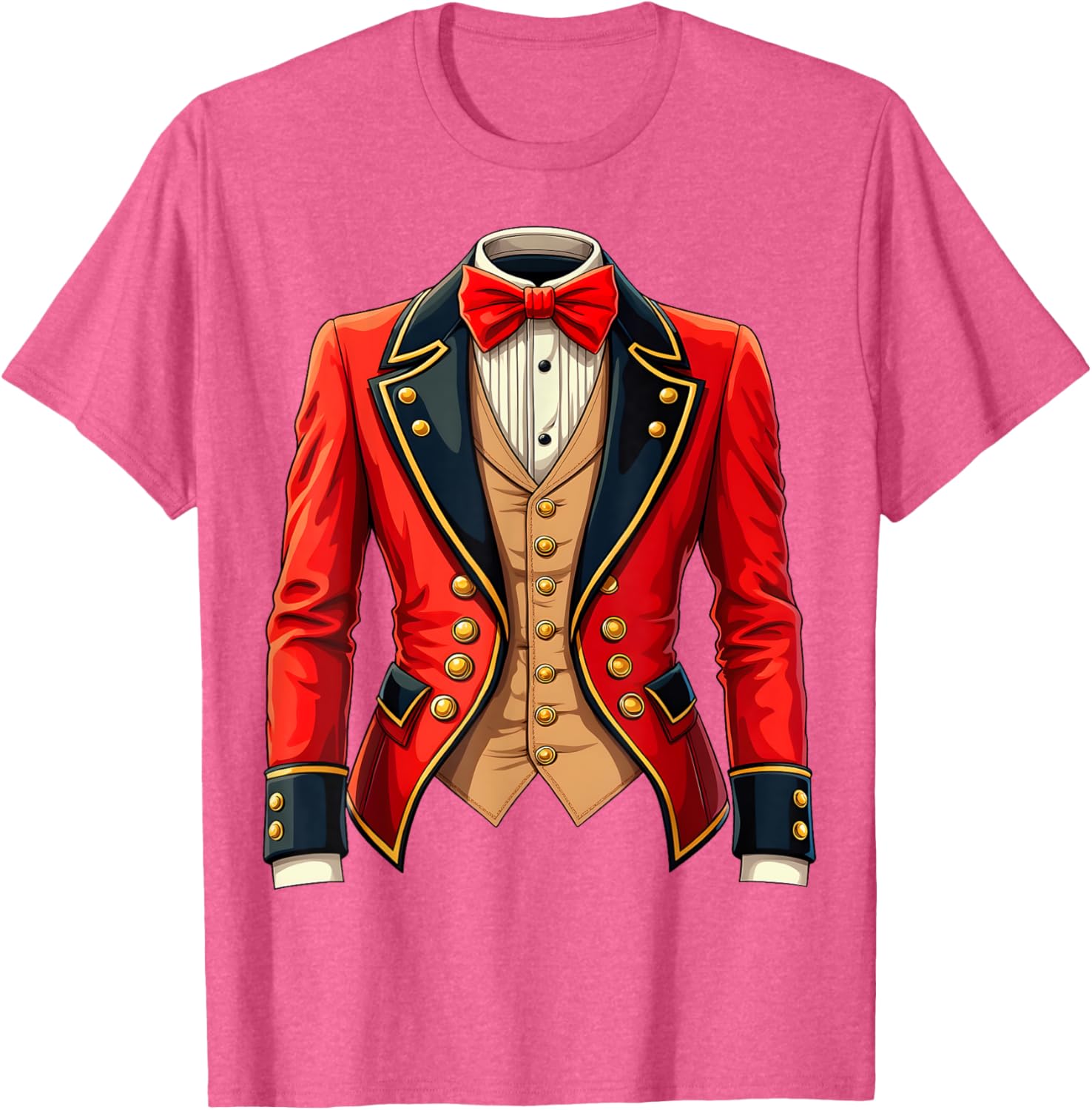 Ringmaster Costume Jacket for Circus Performers - Fun T-Shirt Design - 18