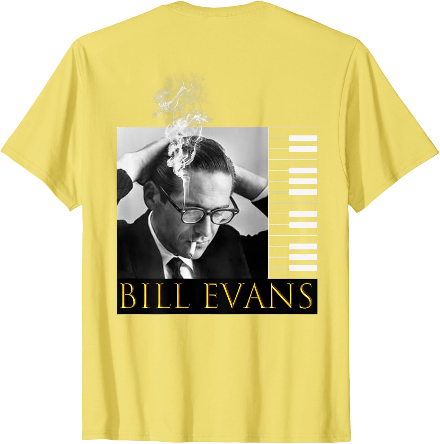 Bill Evans Back Printed T-Shirt for Music Lovers - Stylish Casual Wear - 20
