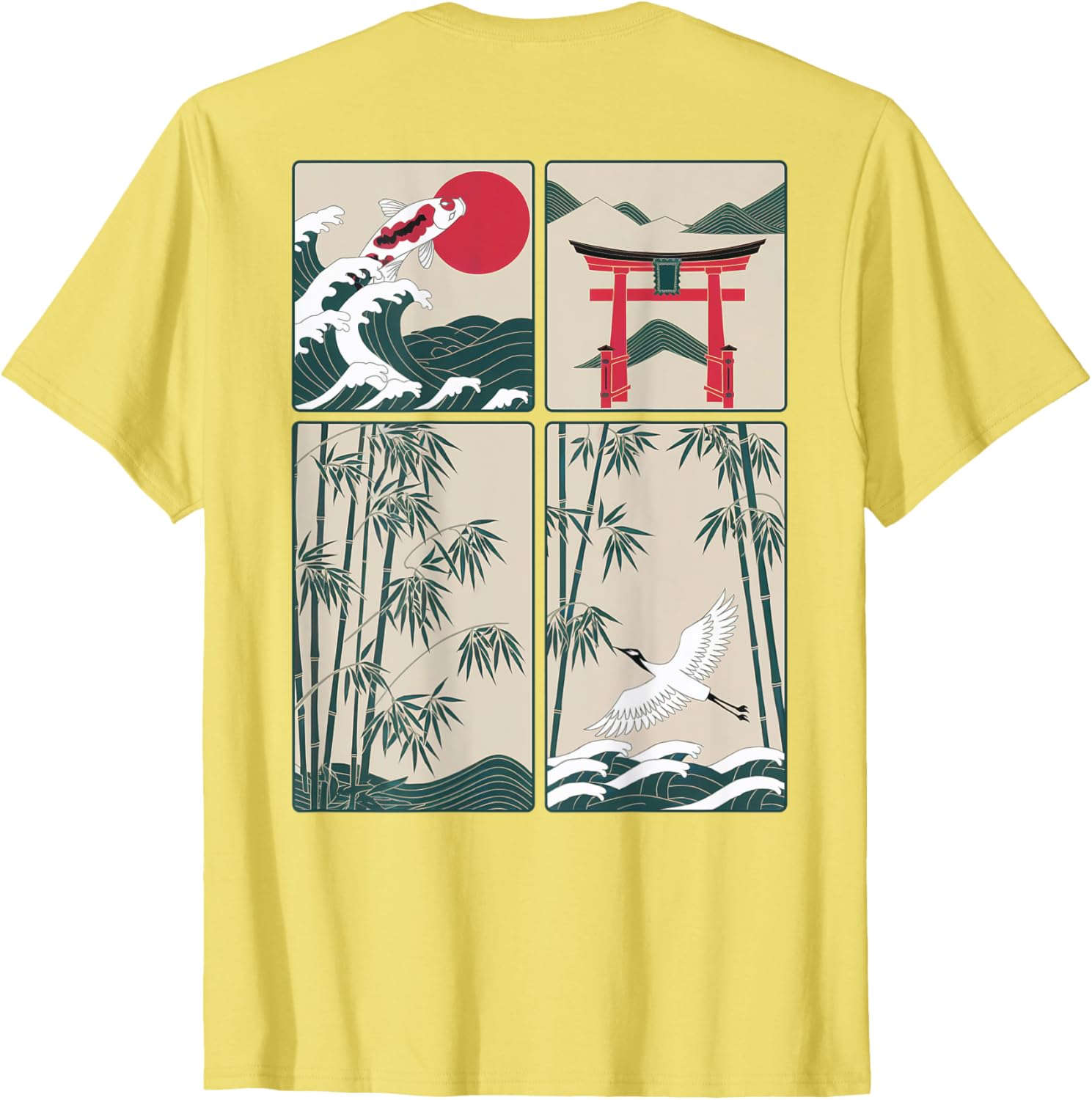 Japanese Koi Fish Great Wave Kanagawa T-Shirt for Stylish Aquatic Lovers - 7