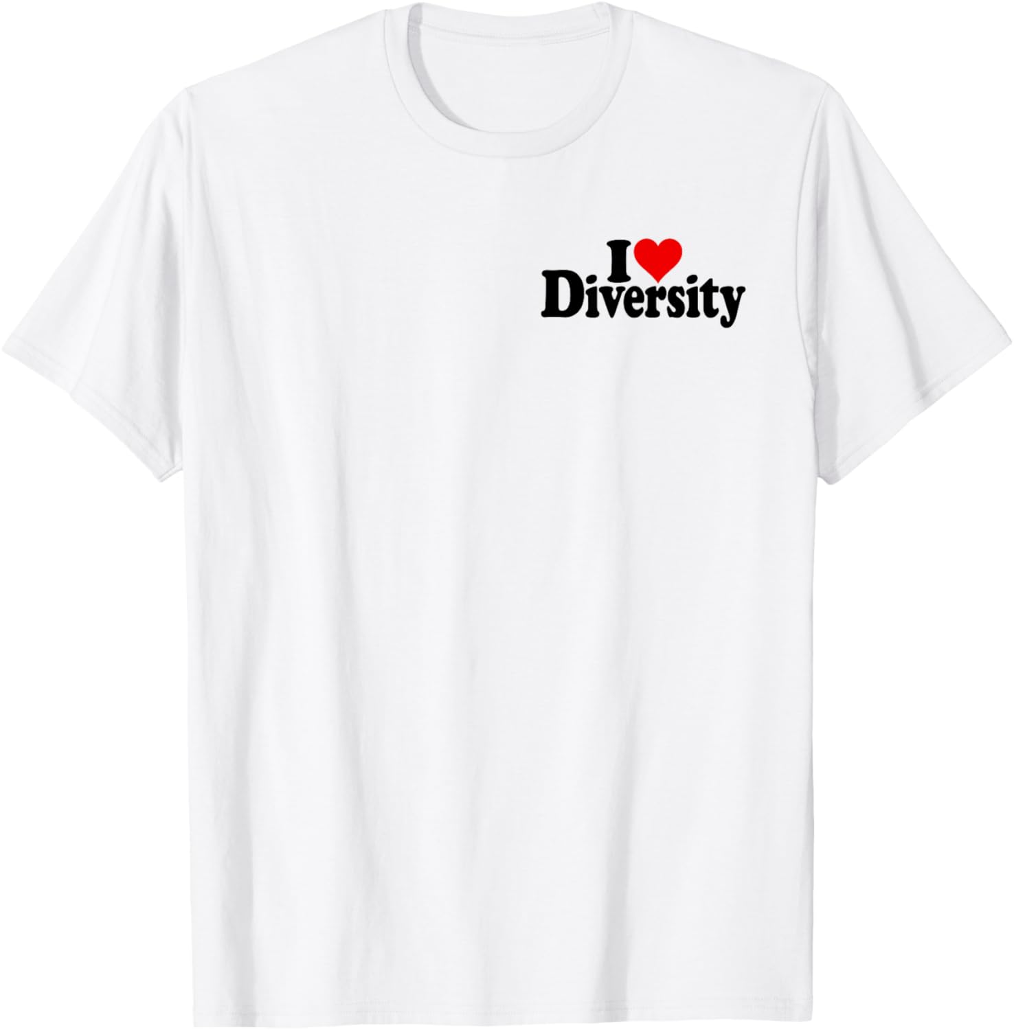 I Love Heart Diversity Strength in Diversity T-Shirt for Everyone - 17