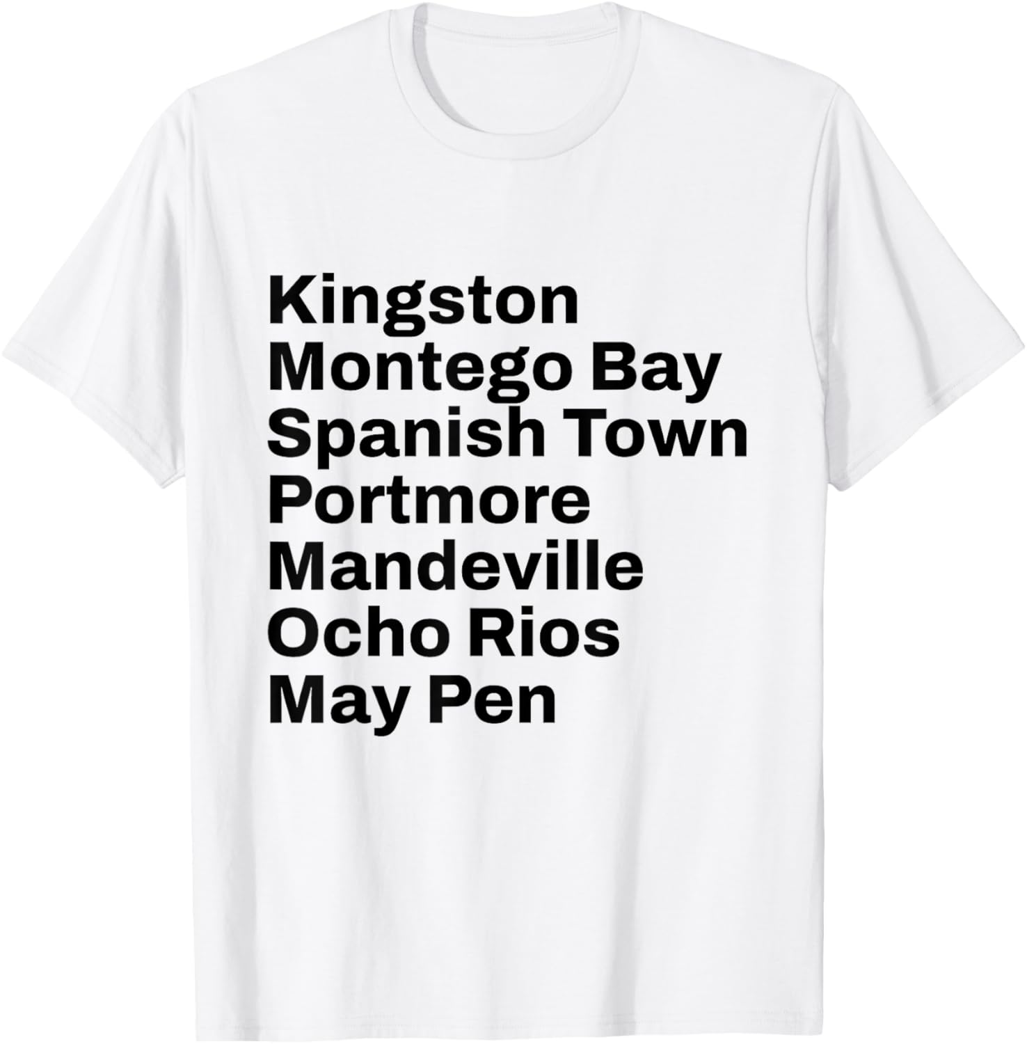 Jamaica Cities and Towns Travel T-Shirt for Adventure Lovers - 7