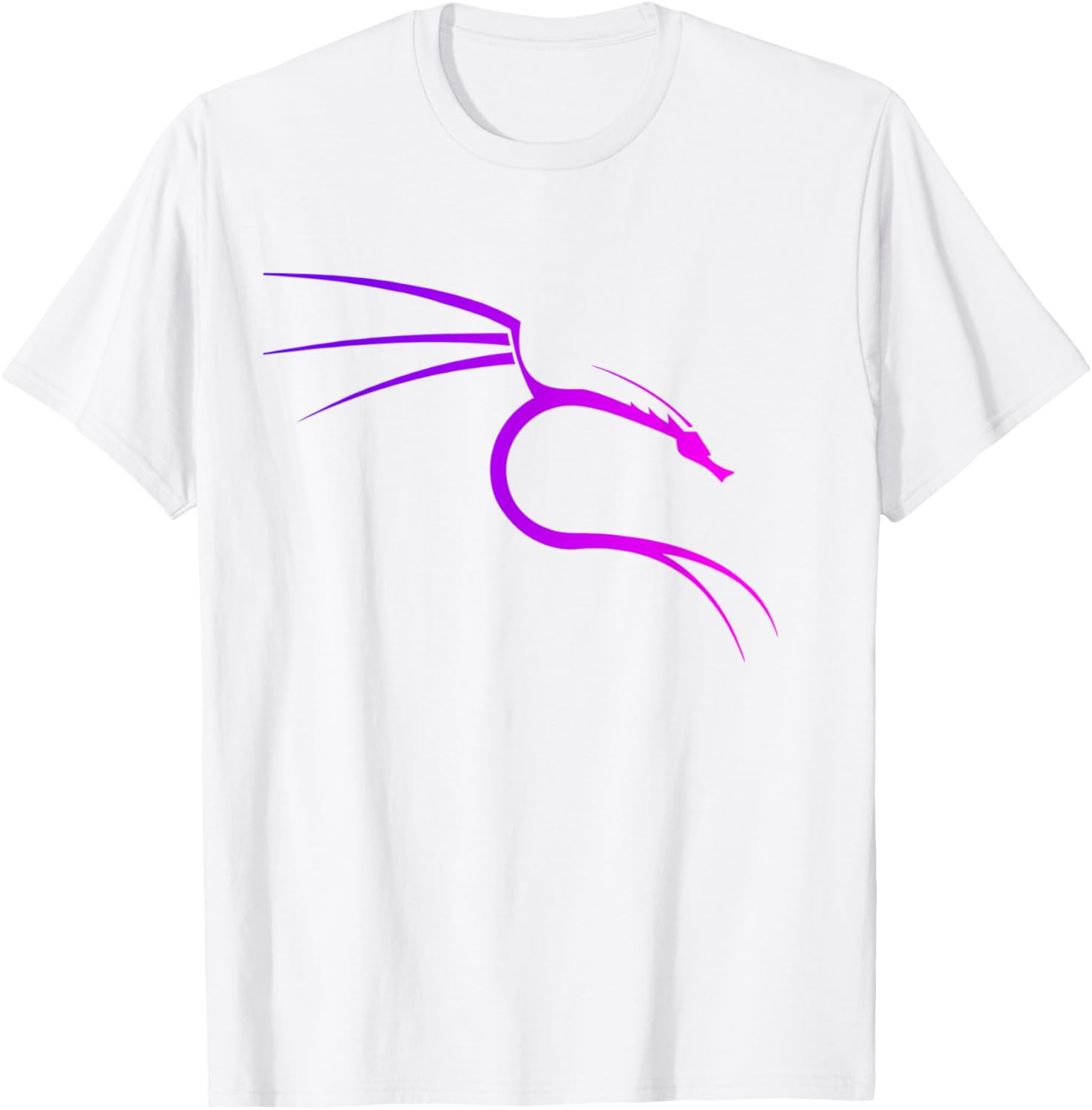 Kali Linux Hacker Dragon Design T-Shirt for Tech Enthusiasts - 1