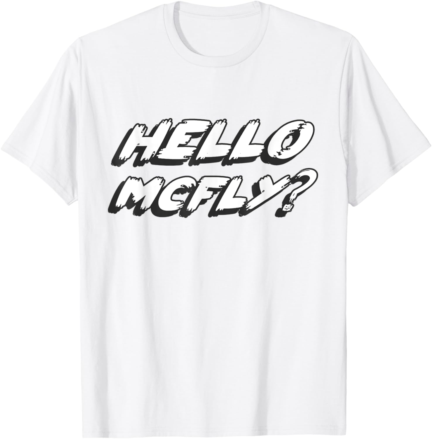 Hello Mcfly 1980s Retro T-Shirt for Nostalgic Fashion Lovers - 28