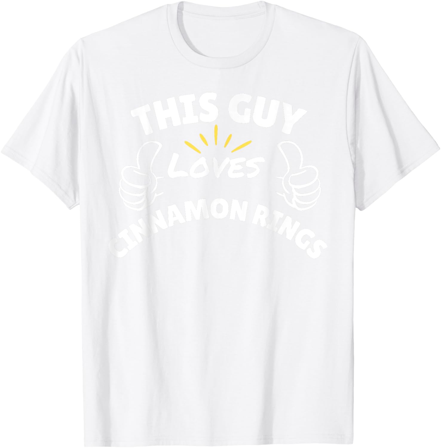 Funny Cinnamon Rings Graphic T-Shirt for Food Lovers and Snacks Fans - 17