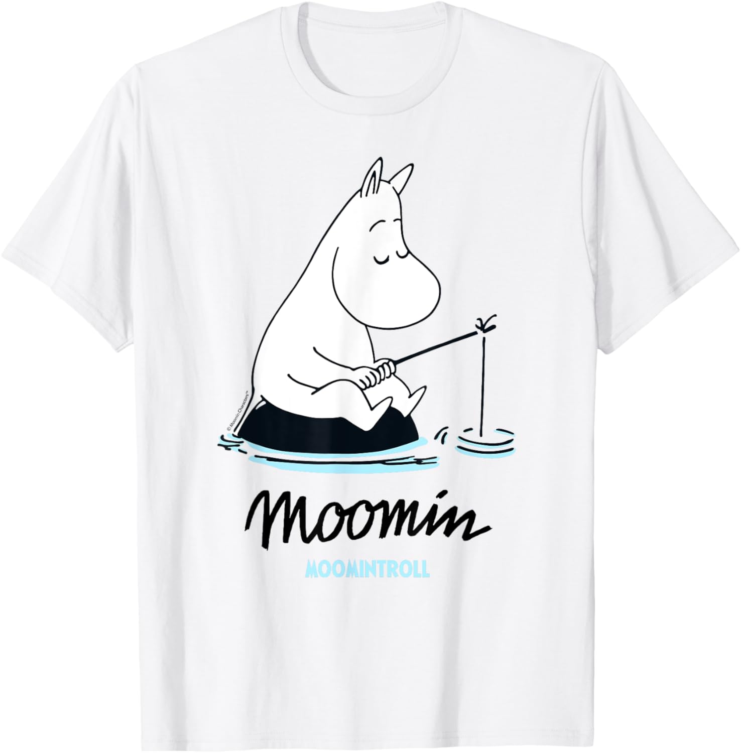 Moomin Moomintroll Fishing T-Shirt for Fun Adventure Lovers - 3